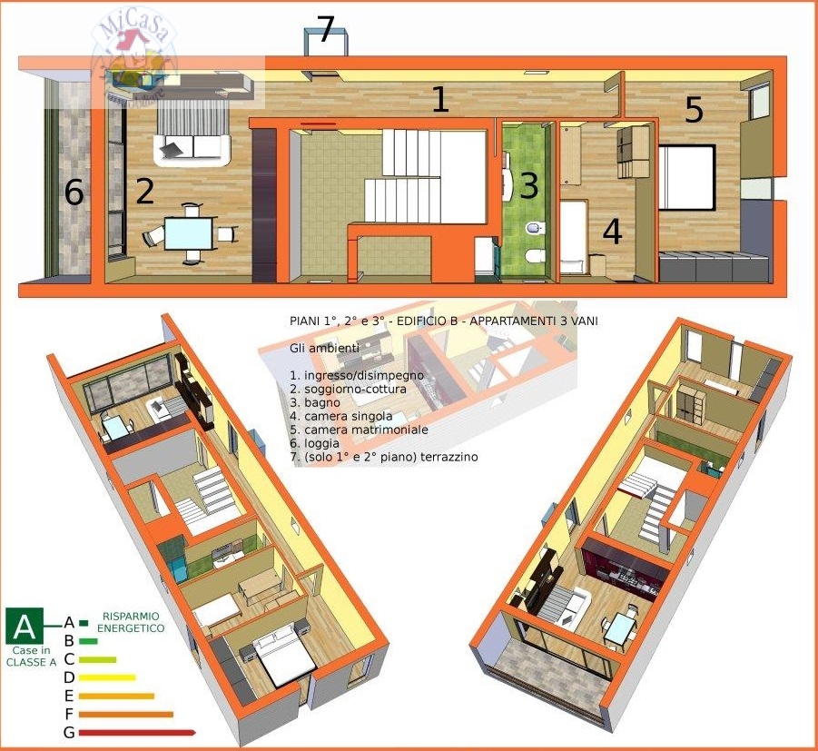 Immagine 20 di Appartamento in vendita  in Via Milazzo a Pisa
