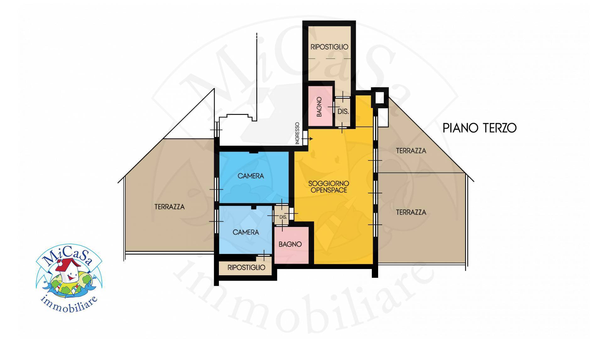 Immagine 37 di Attico in vendita  in Via Dei Tulipani 1 a Pisa