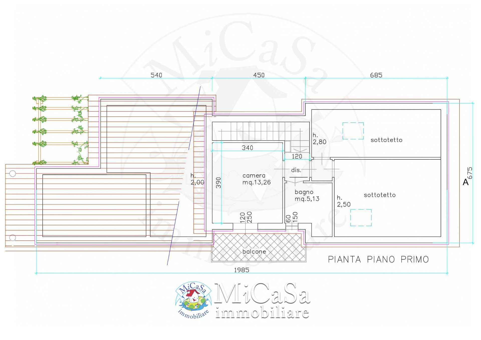 Immagine 3 di Villa in vendita  in Via Guido Guinizelli a Vicopisano