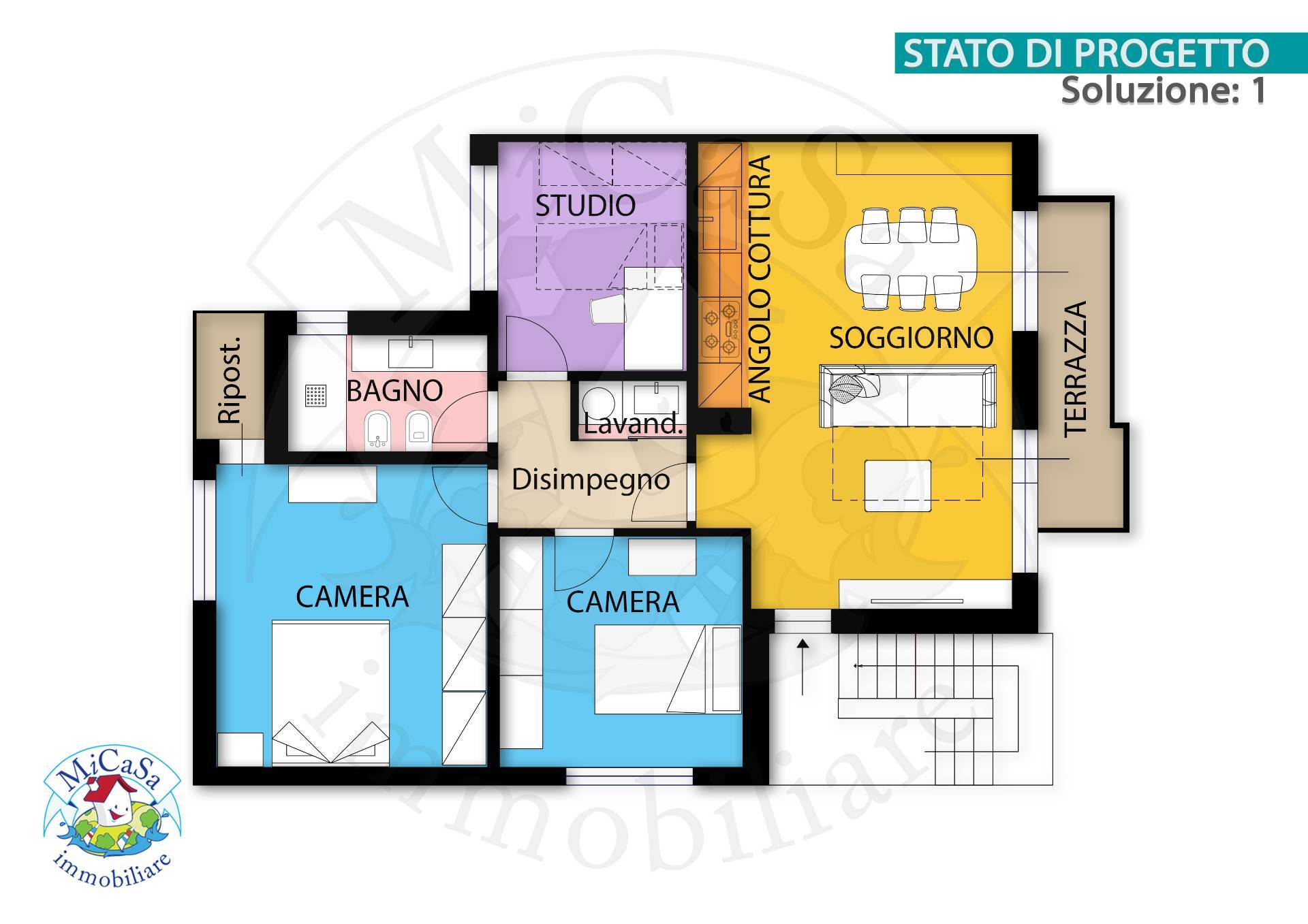 Immagine 33 di Appartamento in vendita  in Via Dei Gattici 26 a Pisa
