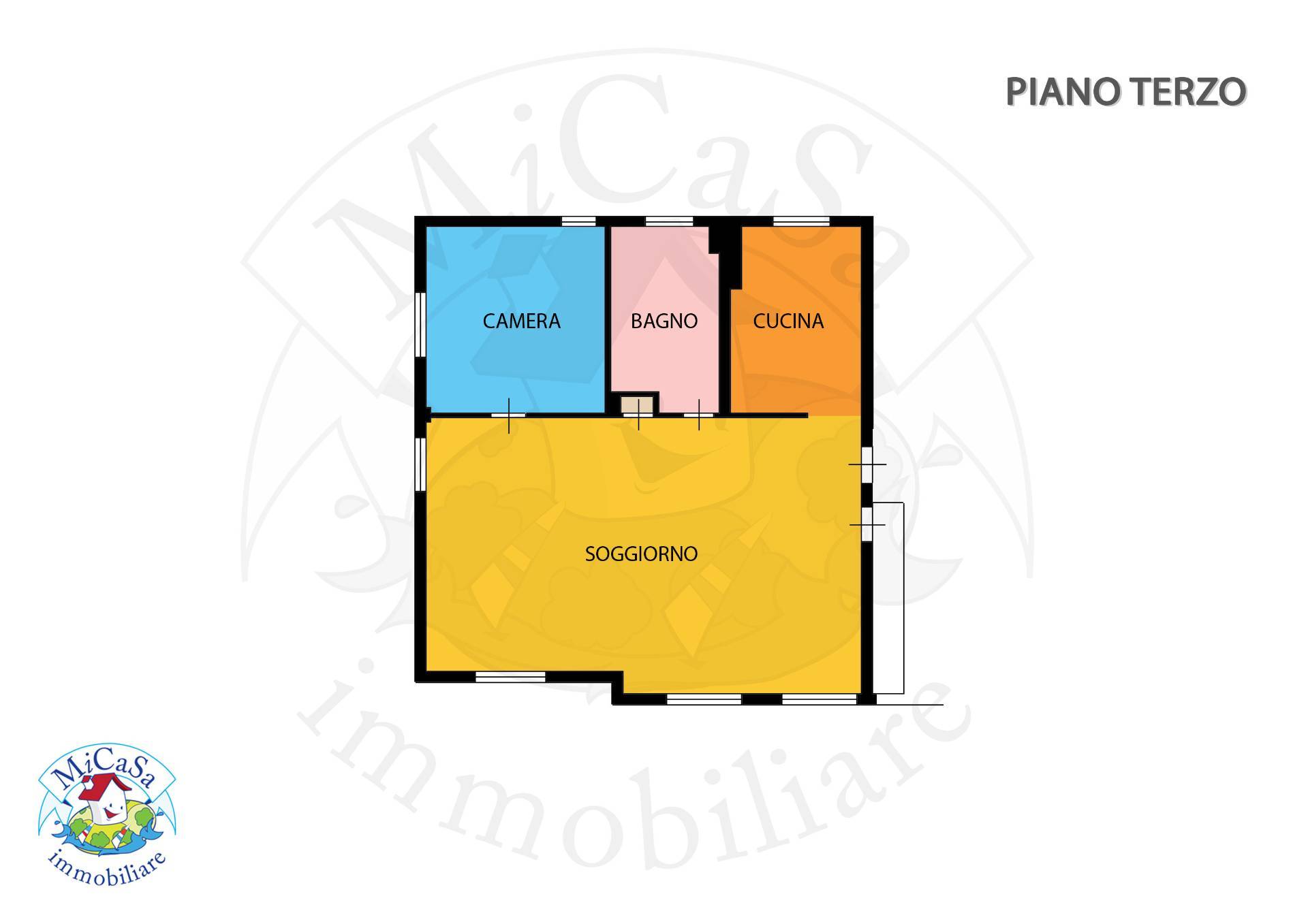 Immagine 24 di Attico in affitto  in Via Degli Oleandri 8 a Pisa