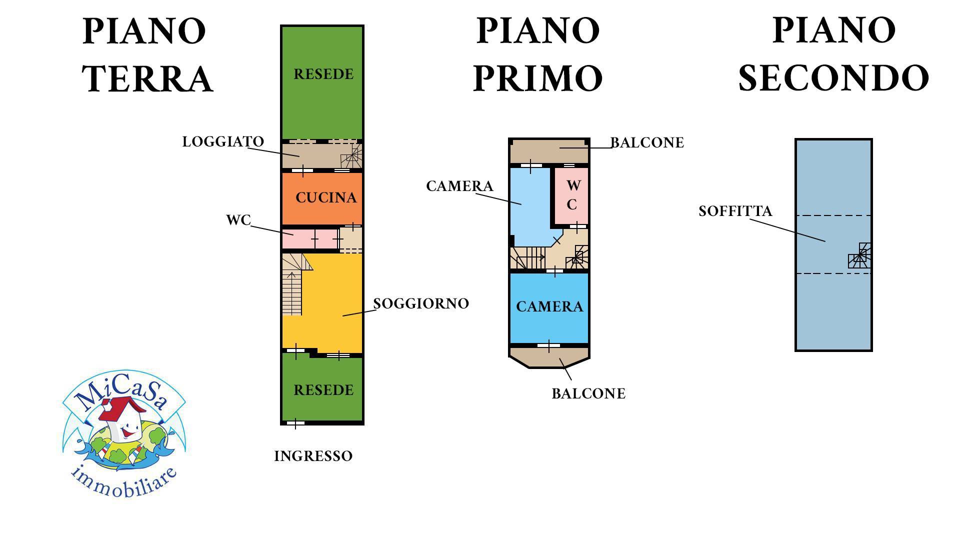 Immagine 31 di Villetta a schiera in vendita  in Via Dei Salici 5 a Pisa