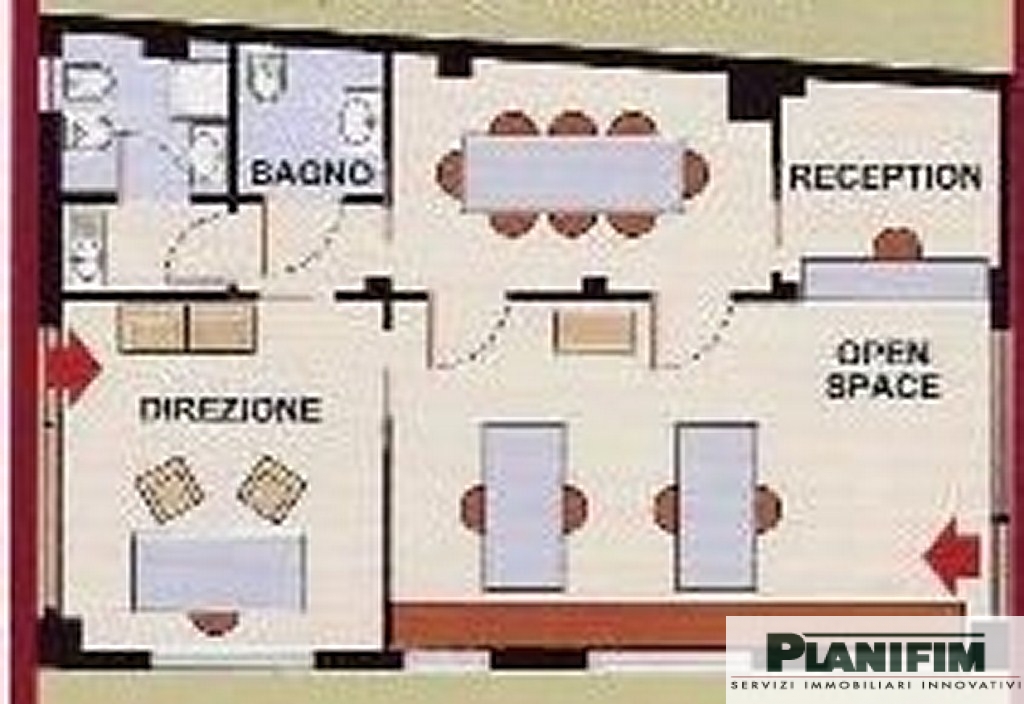 Immagine 4 di Ufficio in vendita  in viale einaudi 59 a Bari