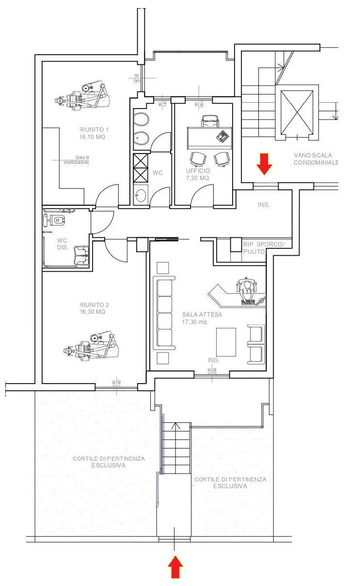 Immagine 16 di Ufficio in vendita  in Viale della Repubblica 58E a Bari