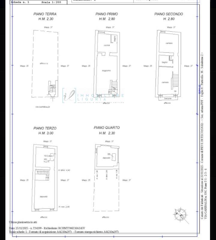 Immagine 30 di Casa indipendente in vendita  in Via Garibaldi a Pieve Di Teco