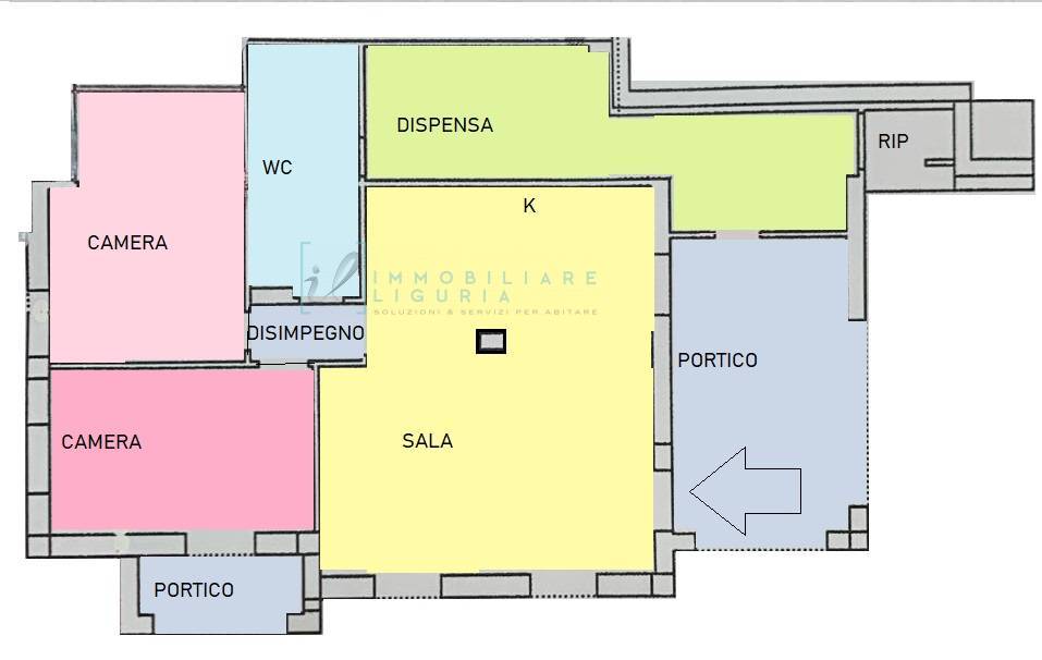 Immagine 50 di Casa semindipendente in vendita  in via capae a Boissano