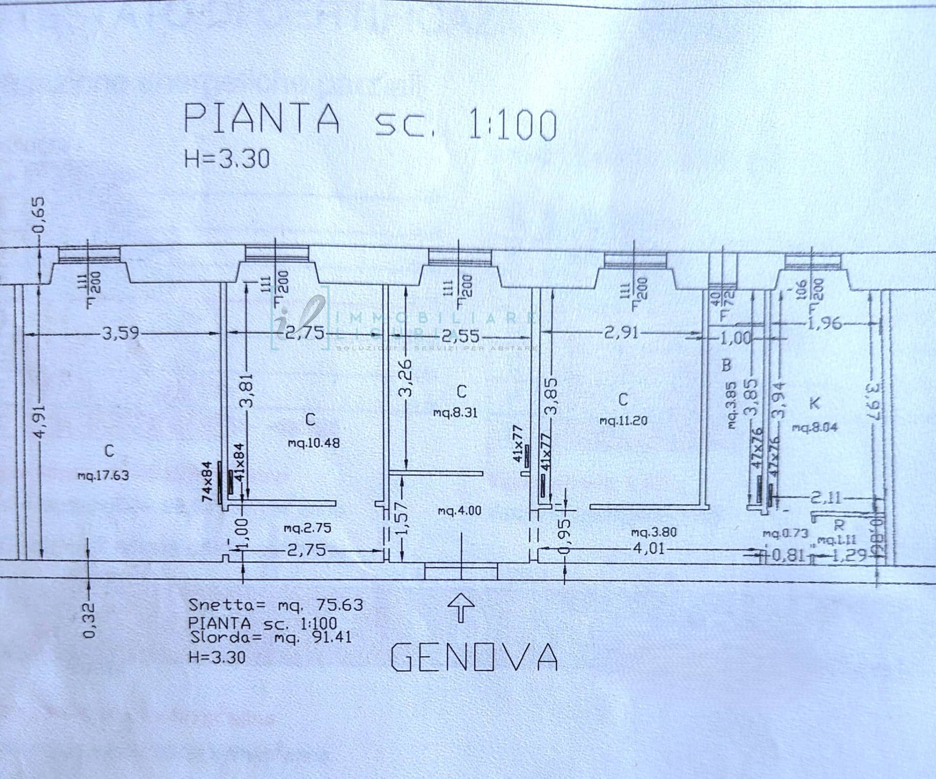 Immagine 20 di Appartamento in vendita  in via cipro a Genova