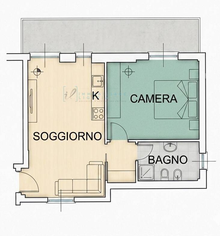 Immagine 15 di Appartamento in vendita  in Via della Costituzione a Albenga