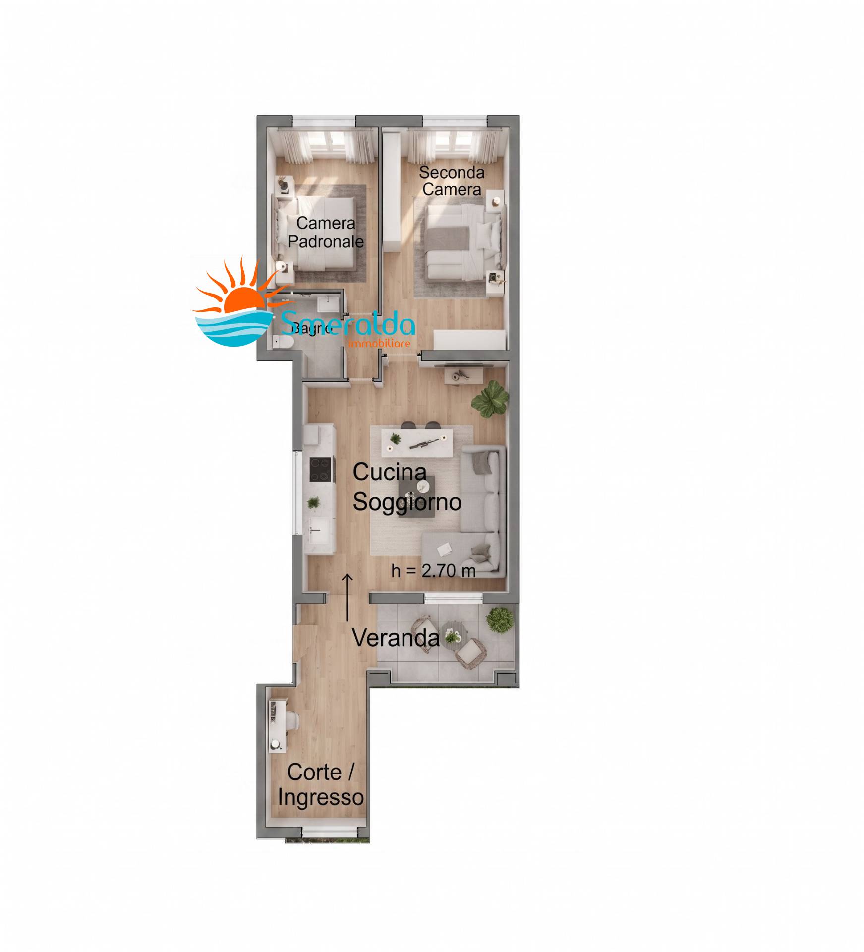 Immagine 13 di Appartamento in vendita  in Via Giuseppe Berto 9 a Olbia