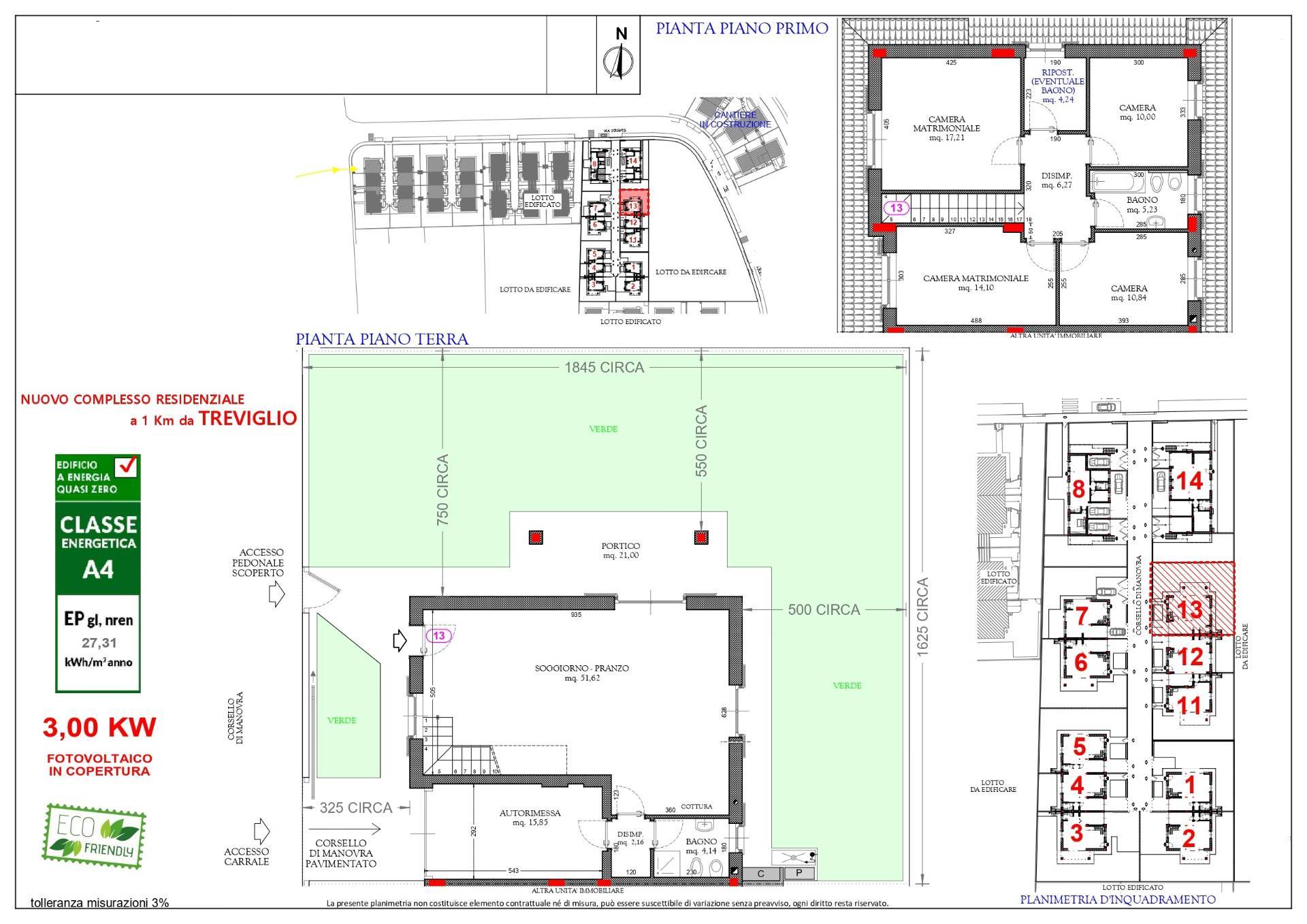 Immagine 15 di Casa semindipendente in vendita  in via verona a Arcene