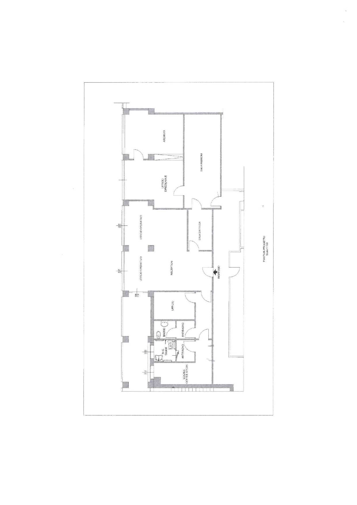 Immagine 13 di Locale commerciale in affitto  in via michelangelo a Grezzago