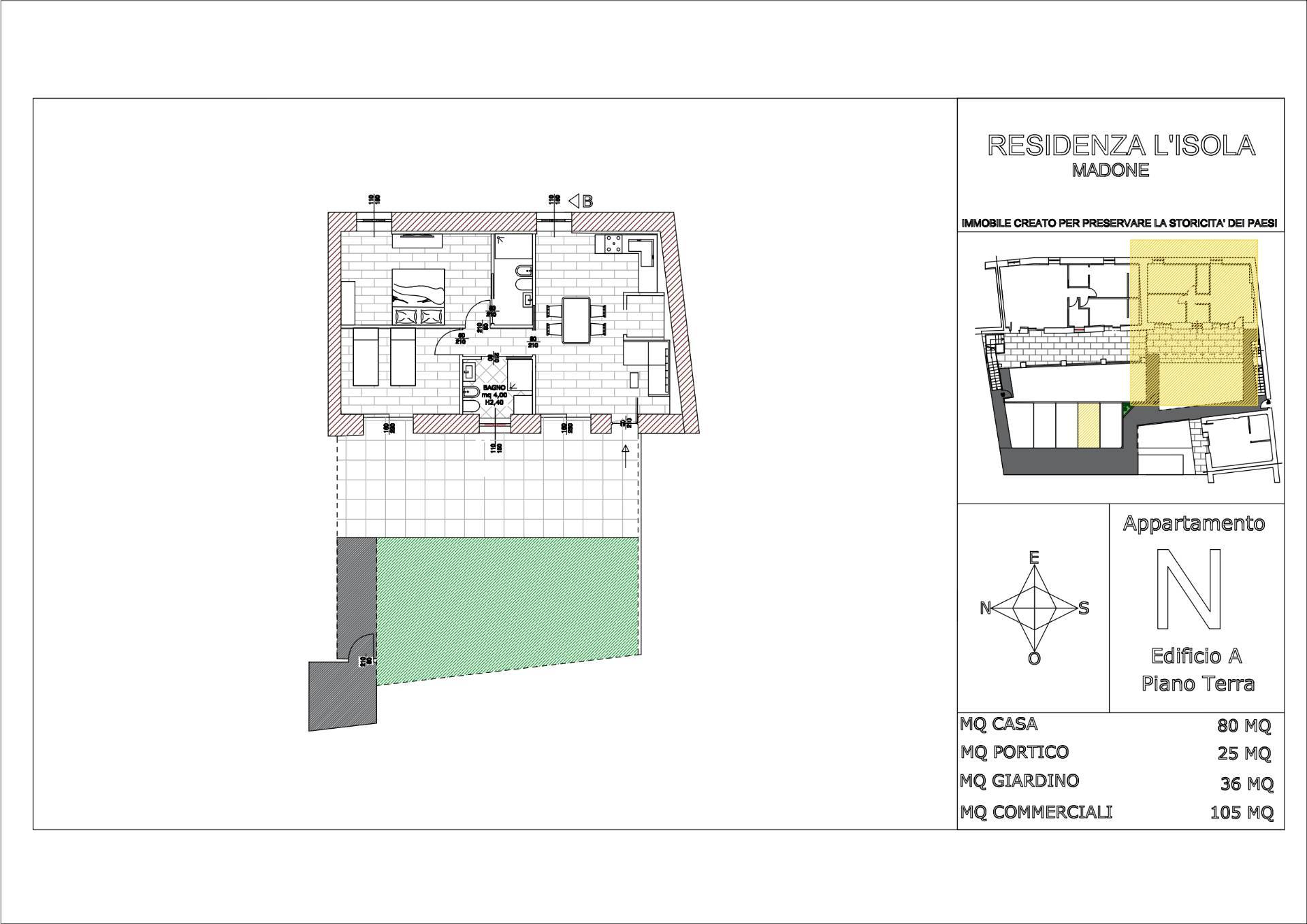 Immagine 18 di Appartamento in vendita  in via vittorio veneto 1 a Arcene