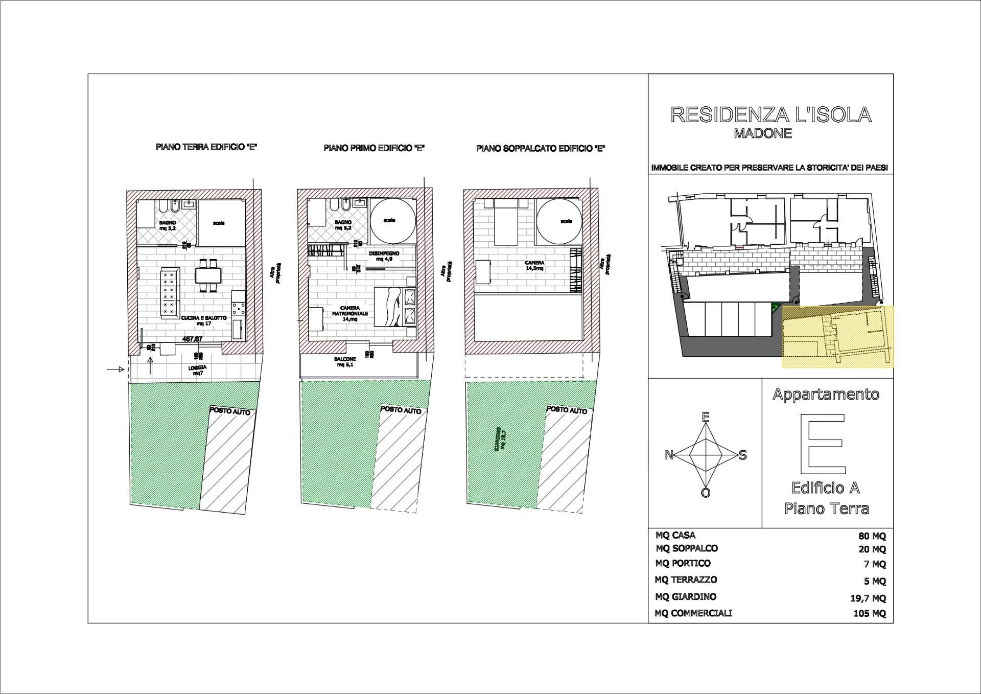 Immagine 16 di Appartamento in vendita  in via vittorio veneto 1 a Arcene