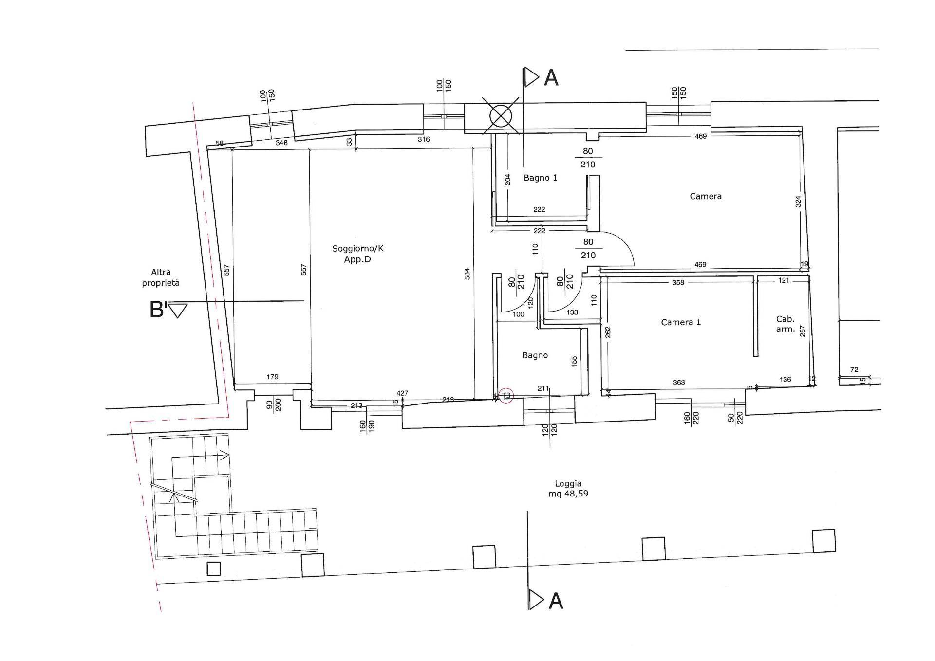 Immagine 14 di Appartamento in vendita  in via vittorio veneto 1 a Arcene