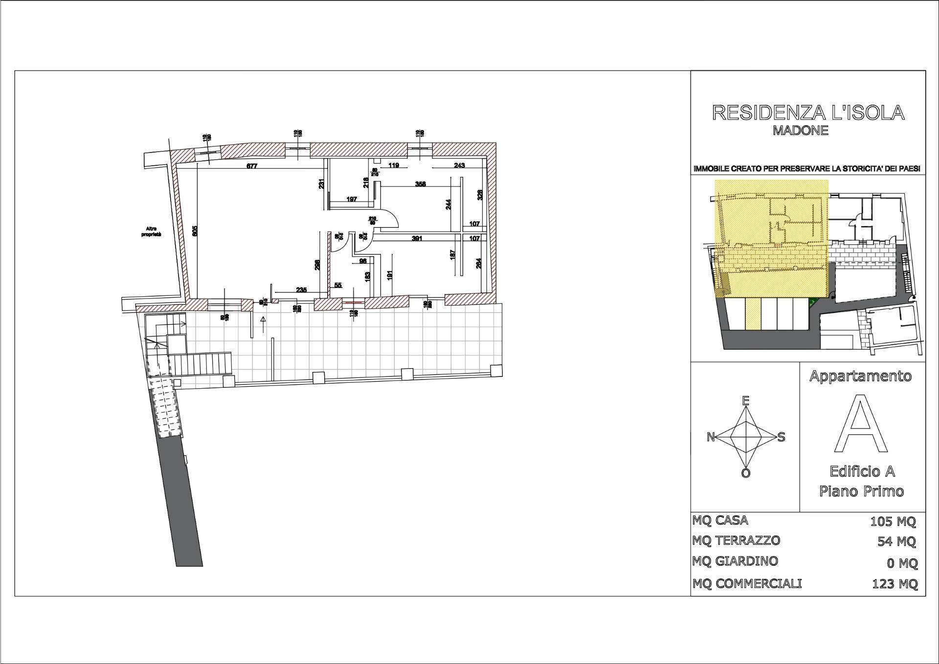 Immagine 15 di Appartamento in vendita  in via vittorio veneto 1 a Arcene
