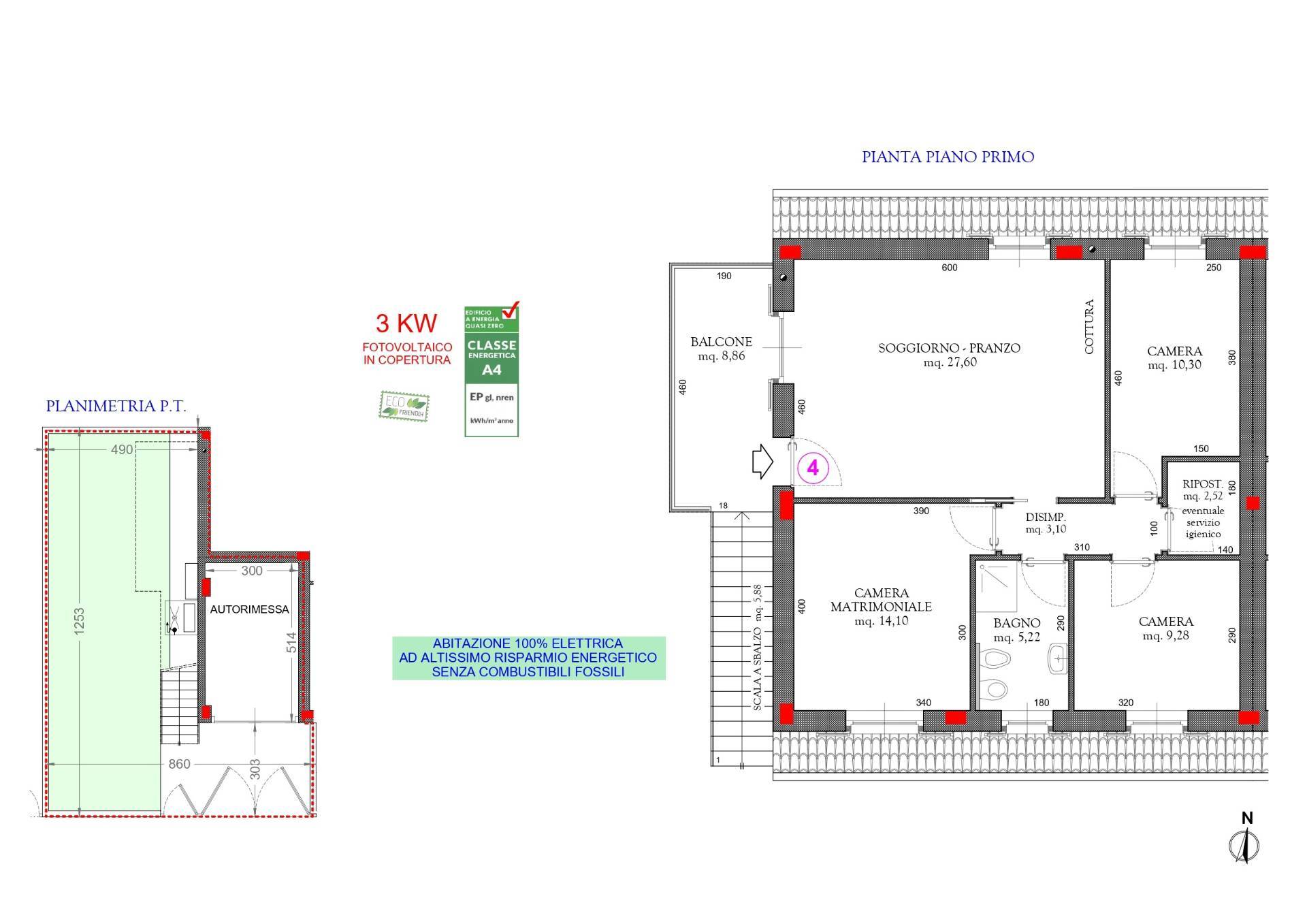 Immagine 19 di Appartamento in vendita  in via verona a Arcene