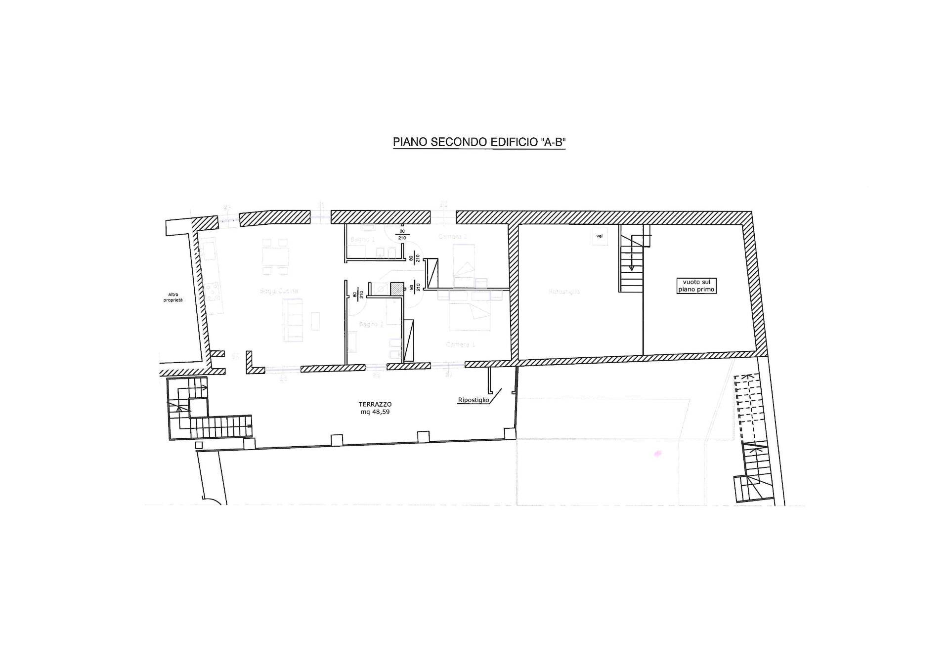 Immagine 19 di Appartamento in vendita  in via Vittorio Veneto 1 a Arcene