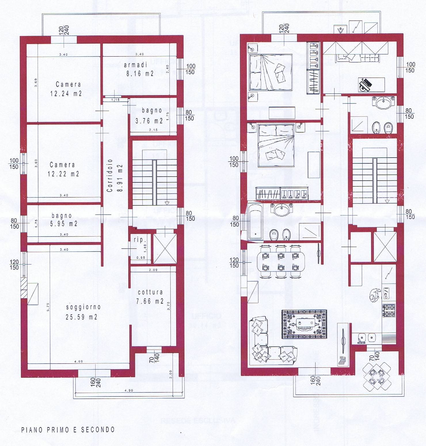 Immagine 24 di Appartamento in vendita  in via filzi 75 a Viareggio