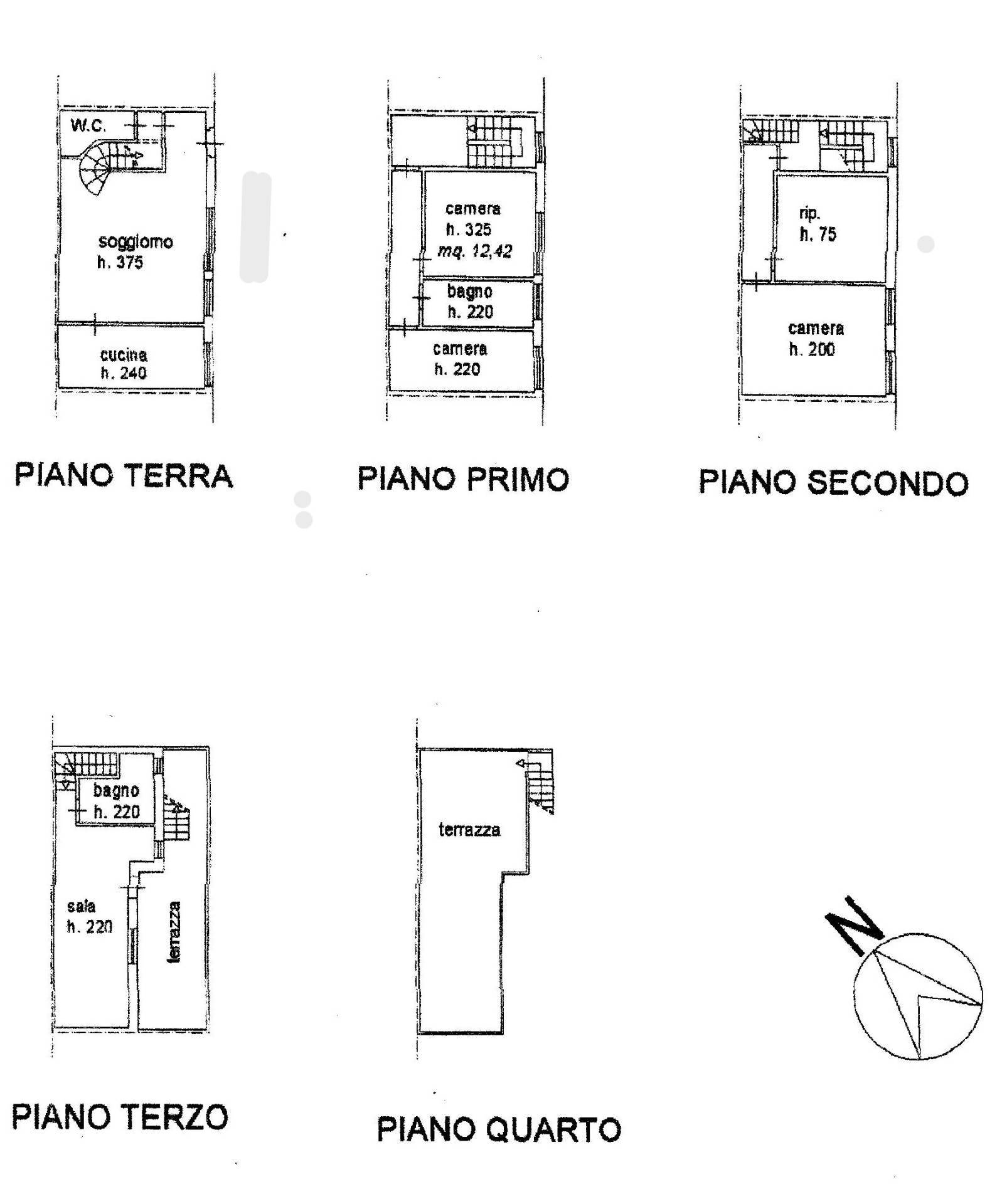 Immagine 26 di Villetta a schiera in vendita  in via fregoli 15 a Viareggio
