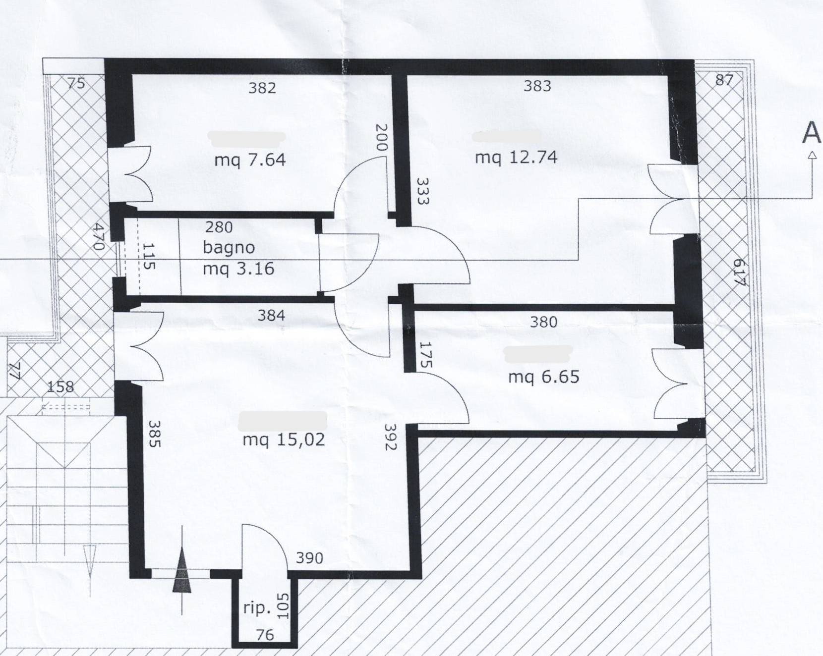 Immagine 19 di Appartamento in vendita  in via Galvani 33 a Viareggio