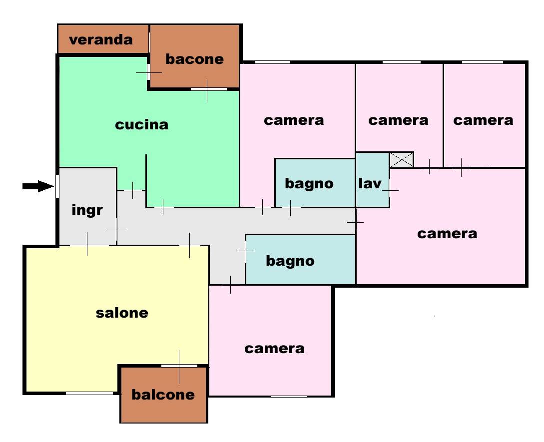 Immagine 15 di Appartamento in vendita  in nebrodi 82 a Palermo