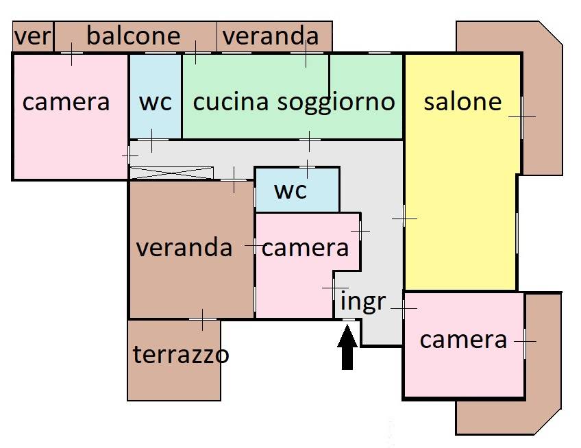 Immagine 38 di Appartamento in vendita  in Viale Praga 14 a Palermo