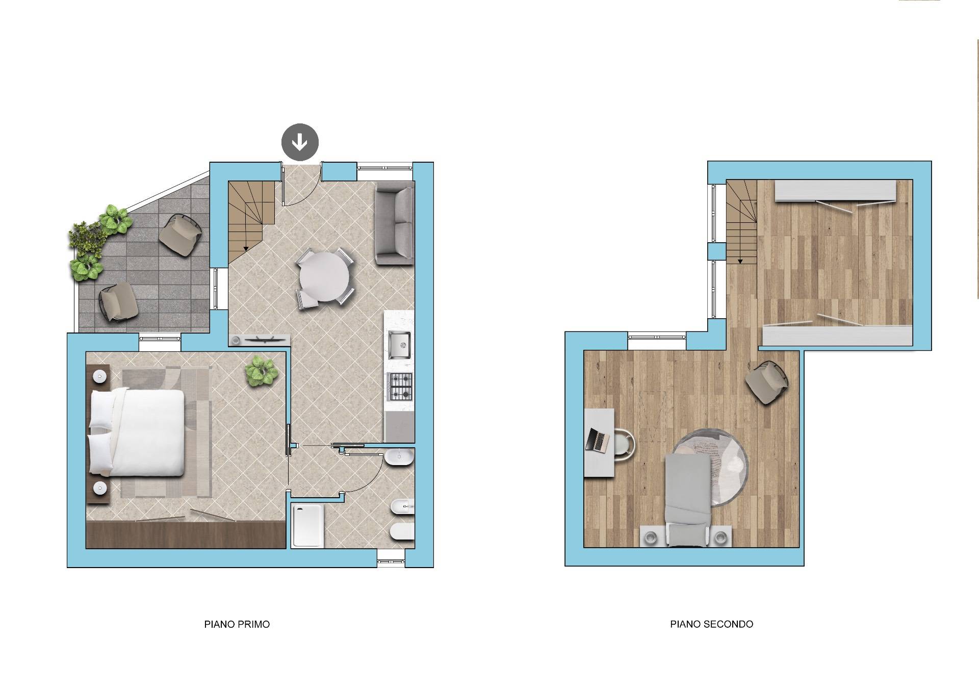 Immagine 34 di Appartamento in vendita  in via Leopardi 4/A a Valgreghentino