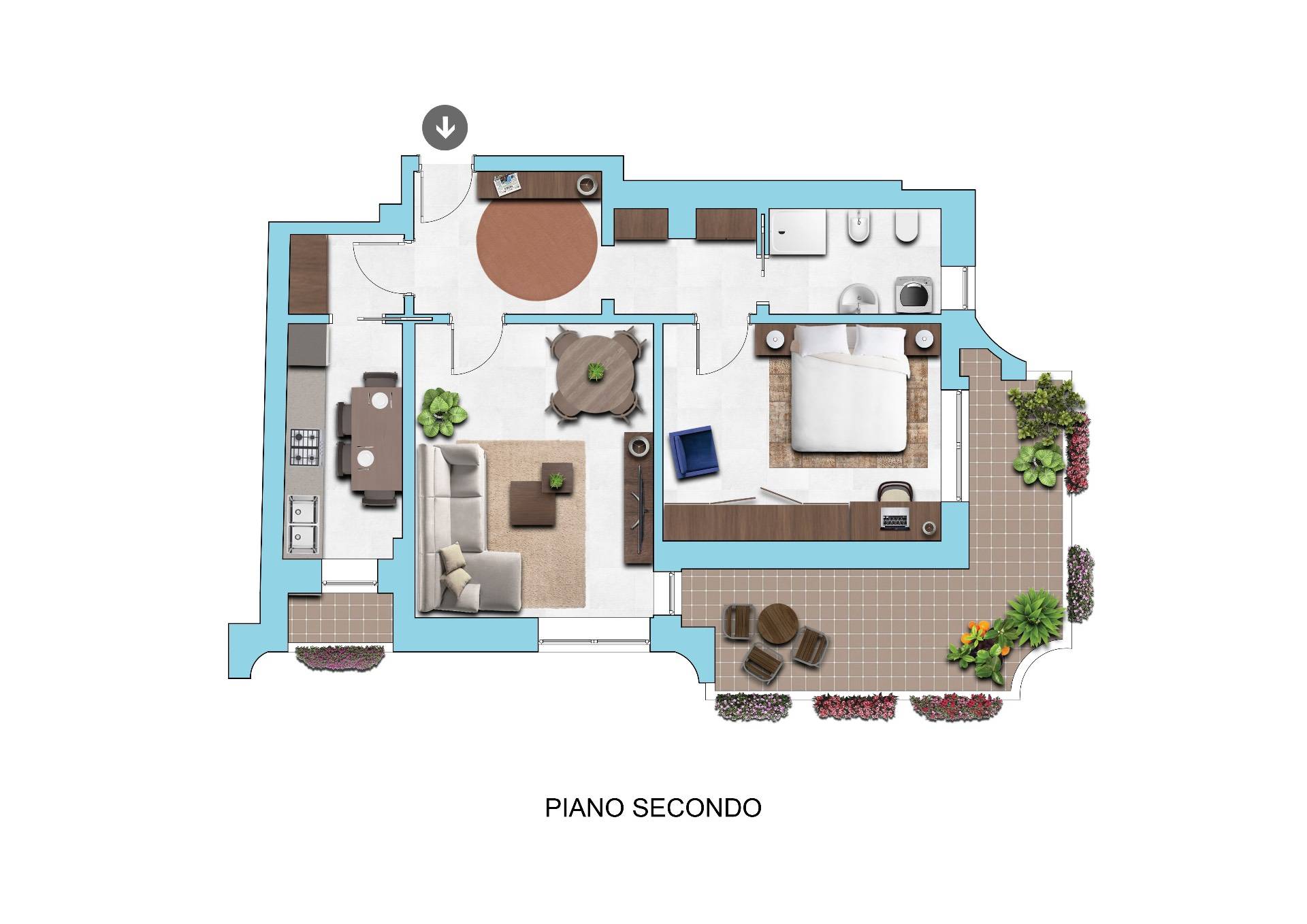 Immagine 23 di Appartamento in vendita  in Via Monte Bianco 1 a Busto Arsizio