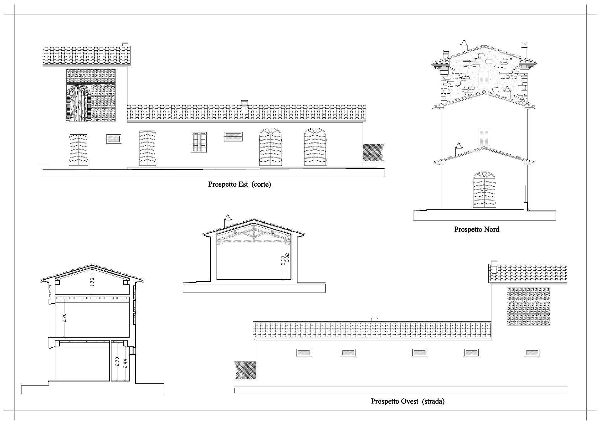 Immagine 14 di Casa semindipendente in vendita  a Lucca