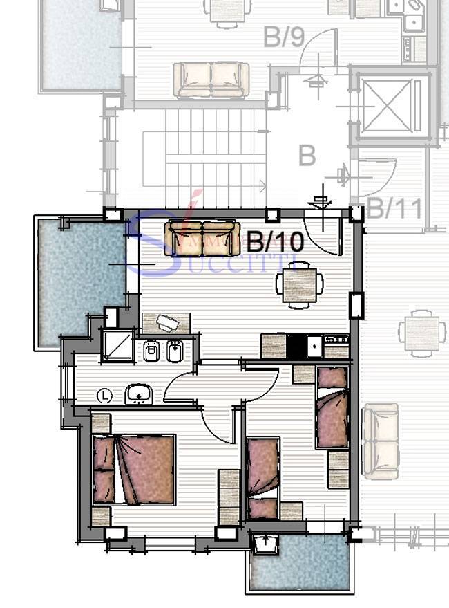 Immagine 26 di Appartamento in vendita  in Via Cavour 22 a Tortoreto
