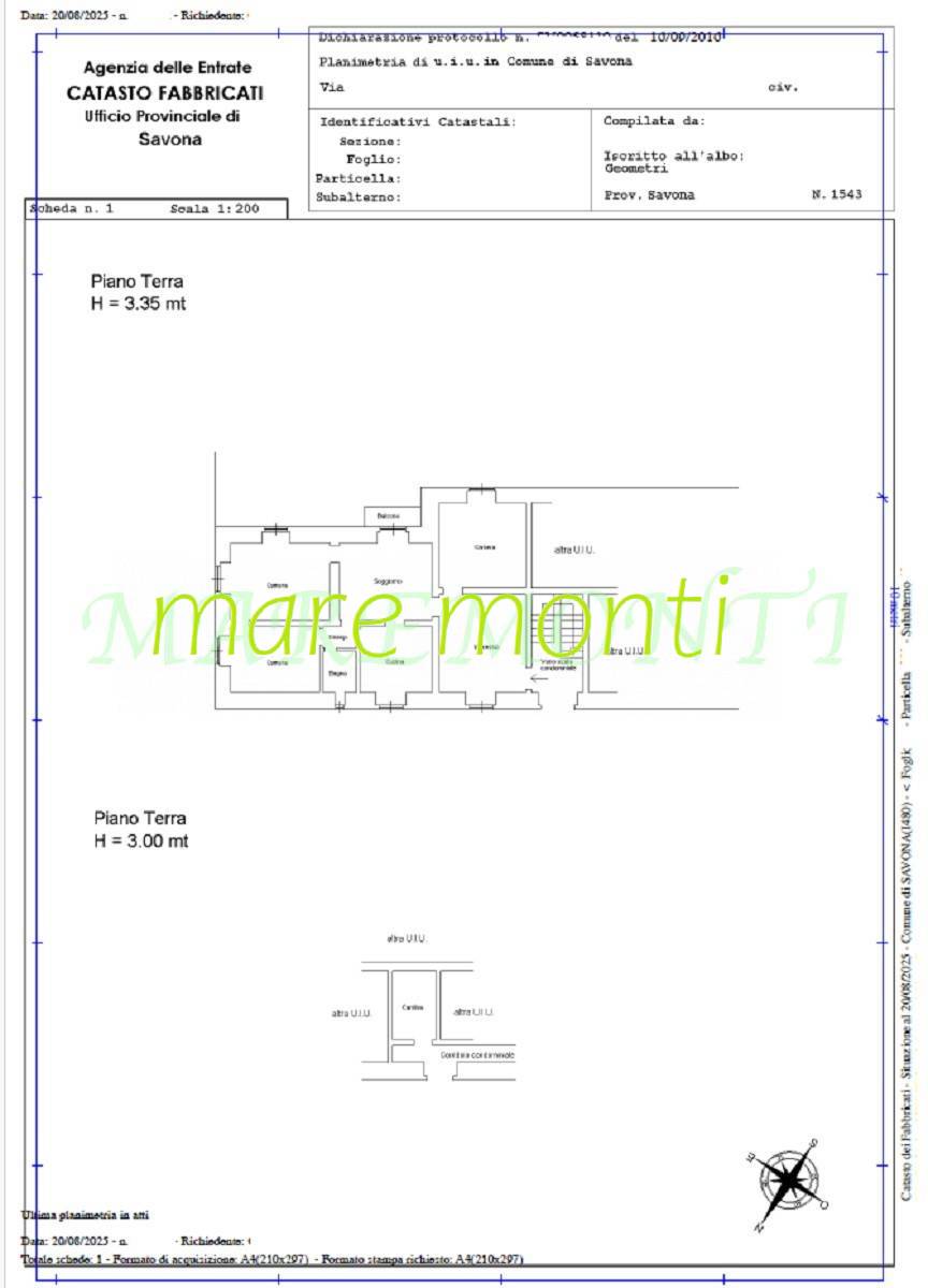 Immagine 43 di Appartamento in vendita  in via assareto 3 a Savona