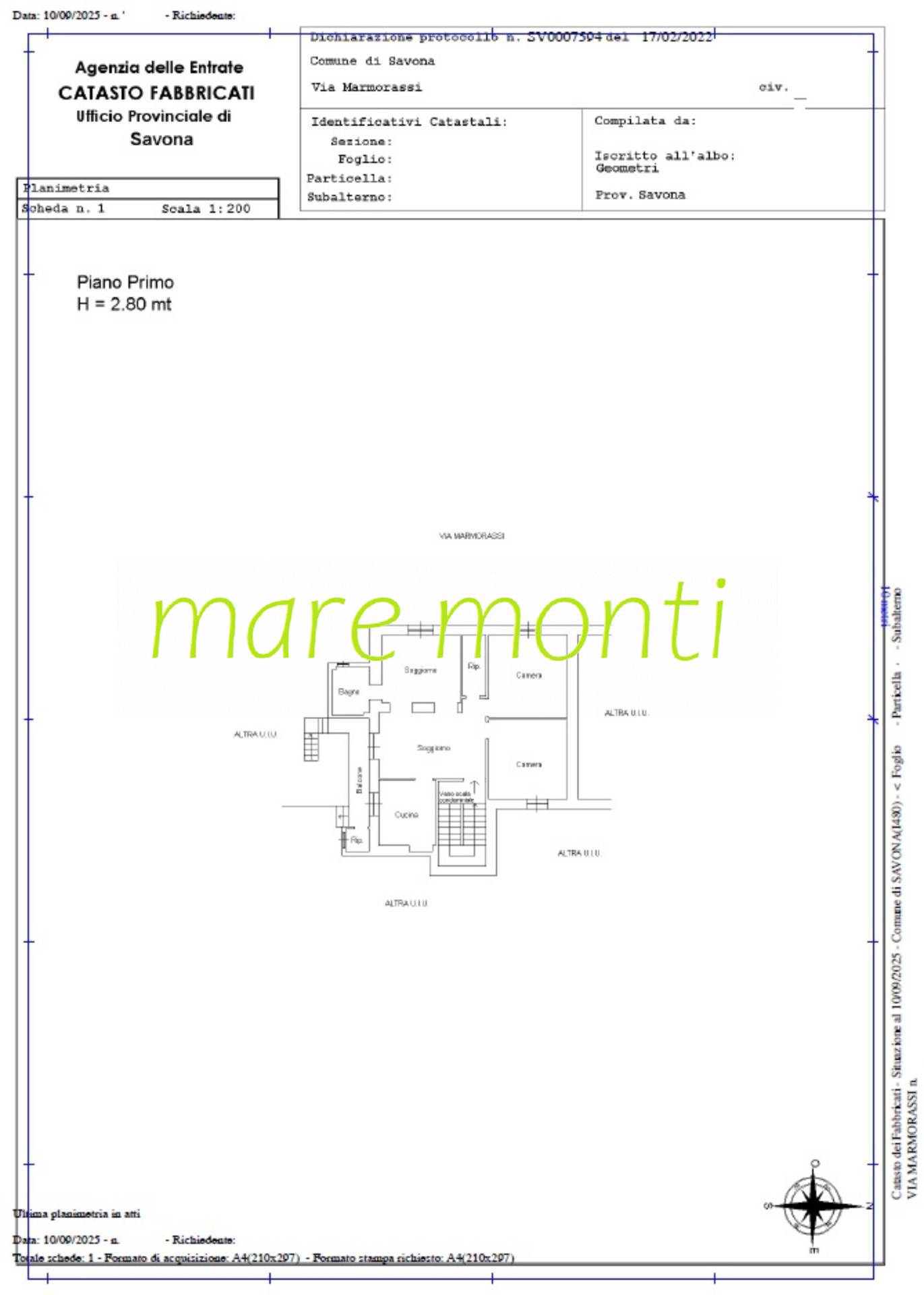 Immagine 23 di Appartamento in vendita  in via marmorassi a Savona