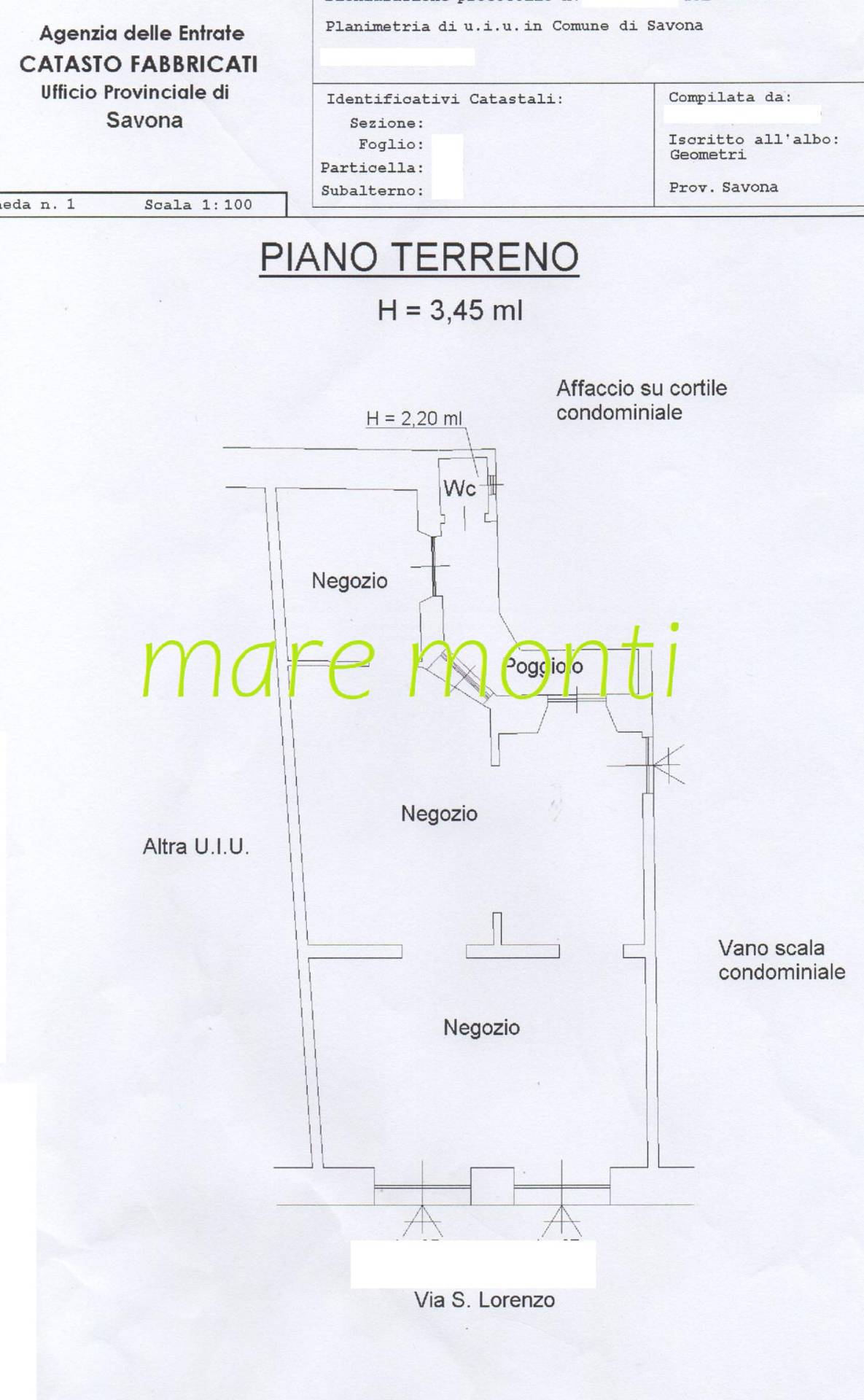 Immagine 13 di Appartamento in vendita  in via san lorenzo 31 a Savona