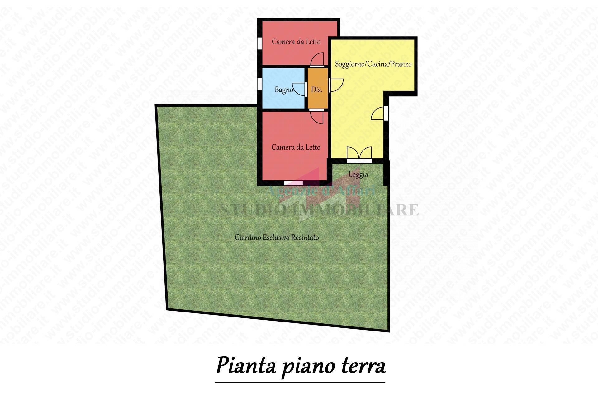 Immagine 10 di Appartamento in vendita  in via Collodi 1 a Ostiglia