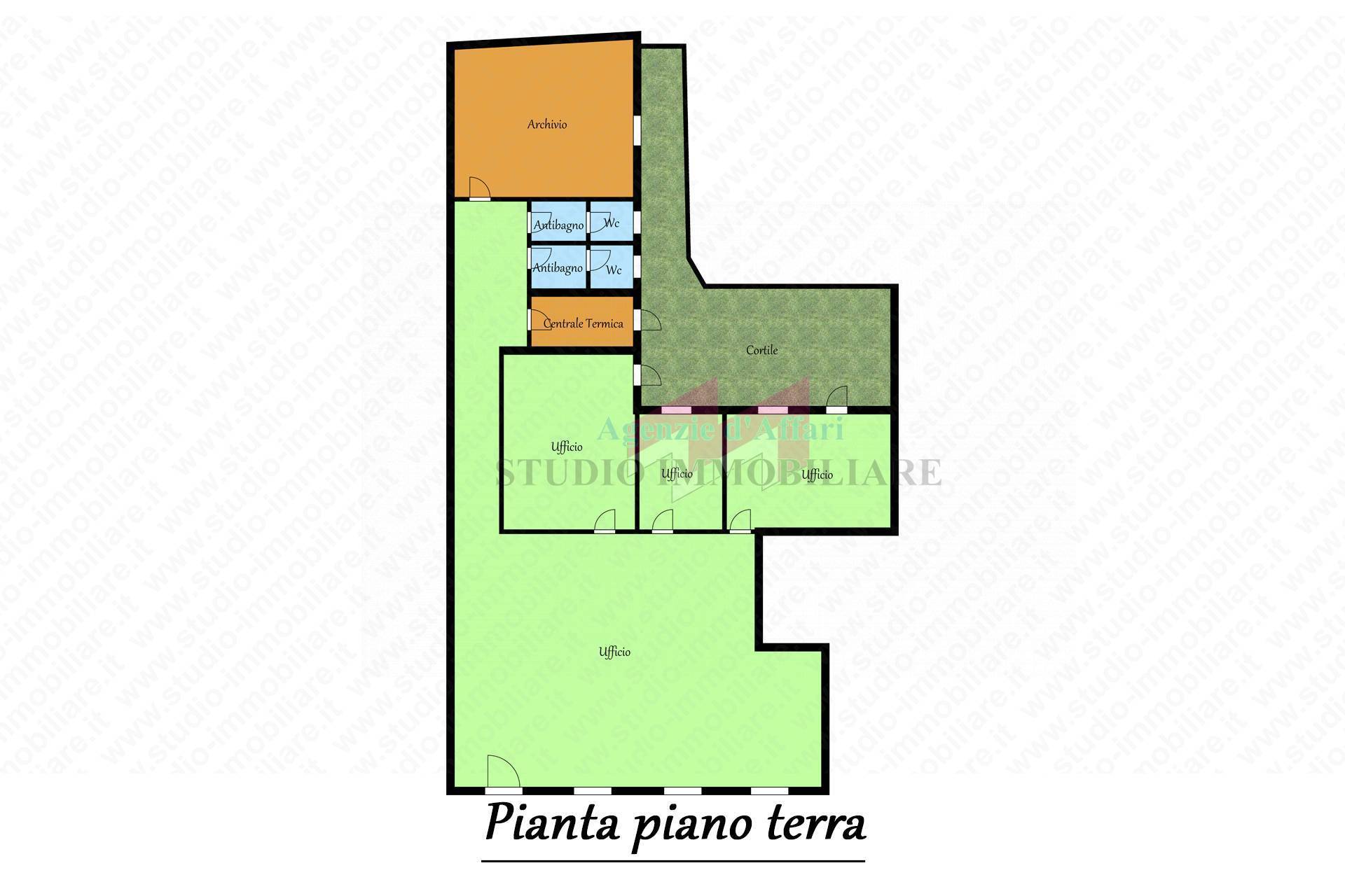 Immagine 6 di Ufficio in vendita  in via XX Settembre 63 a Ostiglia