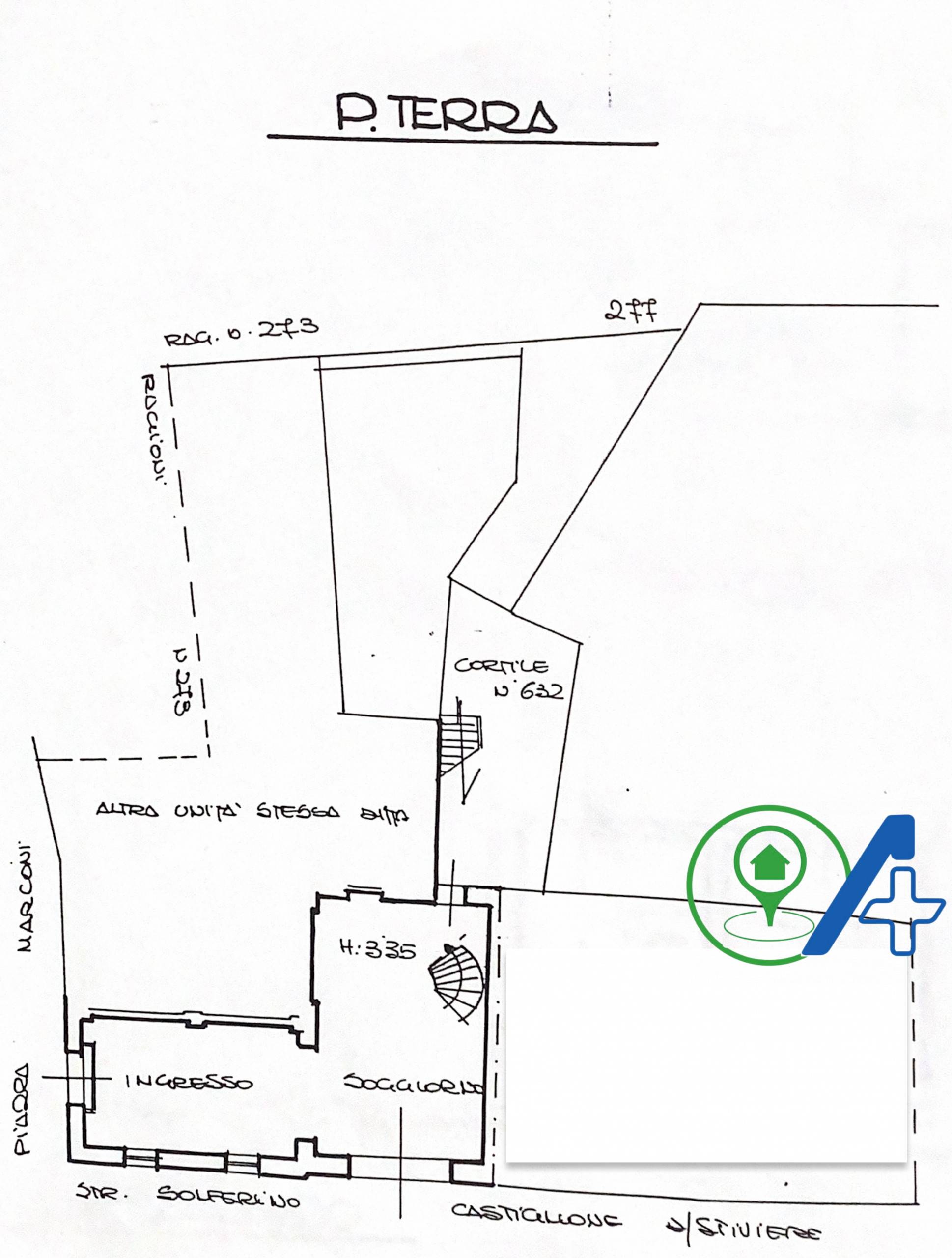 Immagine 13 di Palazzo in vendita  in piazza Guglielmo Marconi angolo via xxiv giugno a Solferino