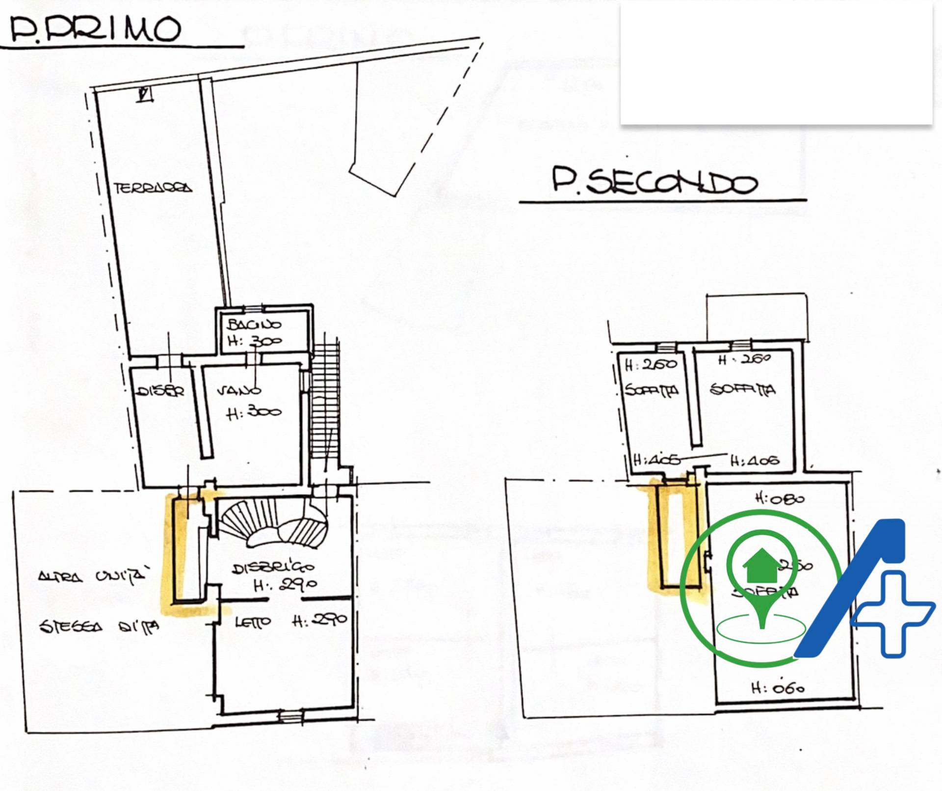 Immagine 14 di Palazzo in vendita  in piazza Guglielmo Marconi angolo via xxiv giugno a Solferino