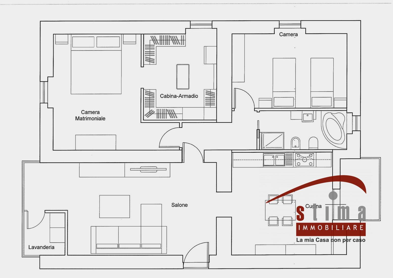 Immagine 6 di Appartamento in vendita  in via lazio 61 a Siracusa