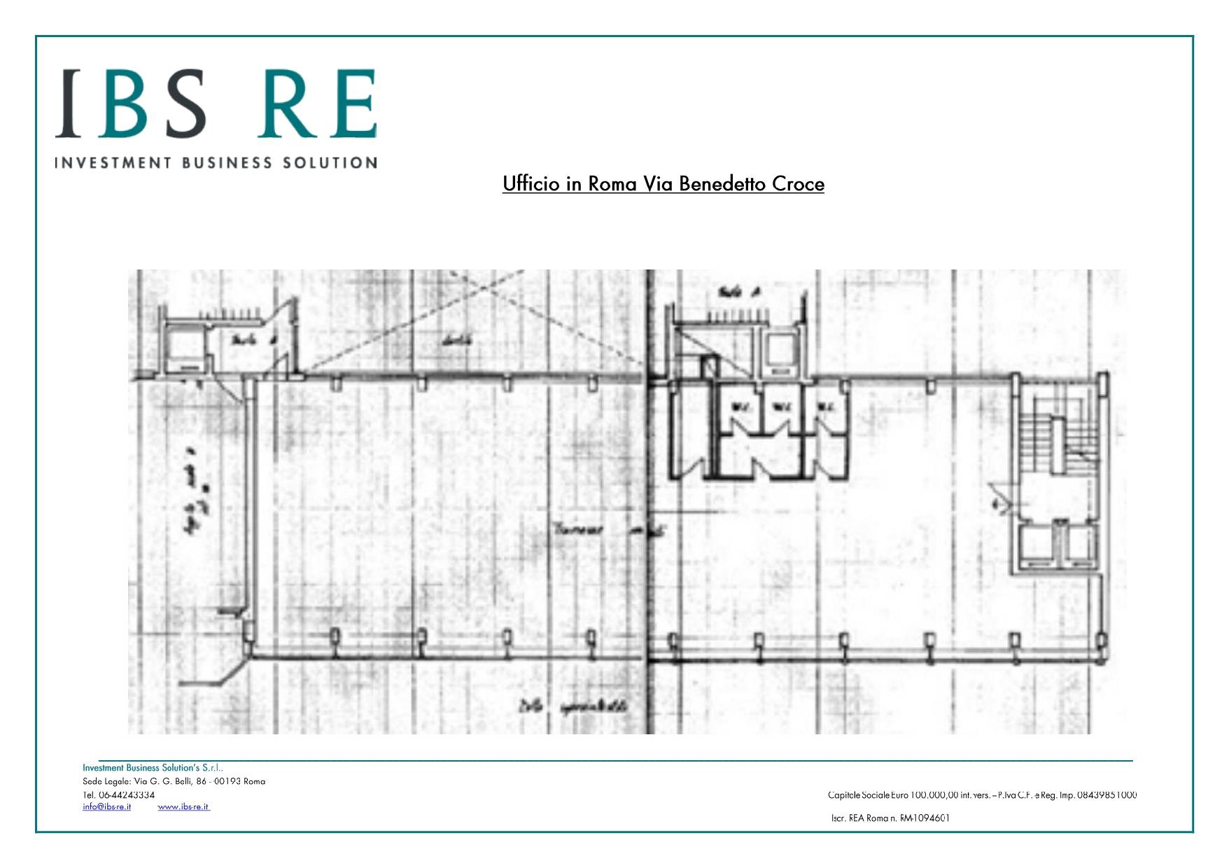Immagine 23 di Ufficio in vendita  in Via Benedetto Croce 6 a Roma