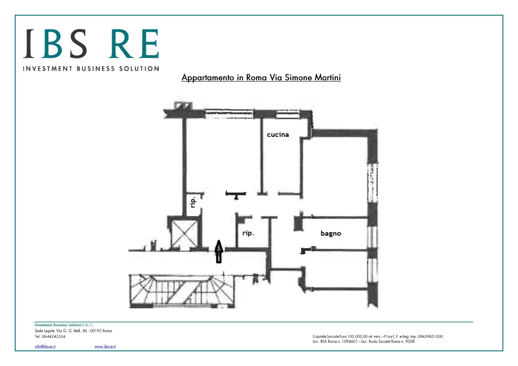 Immagine 23 di Appartamento in vendita  in Via Simone Martini a Roma