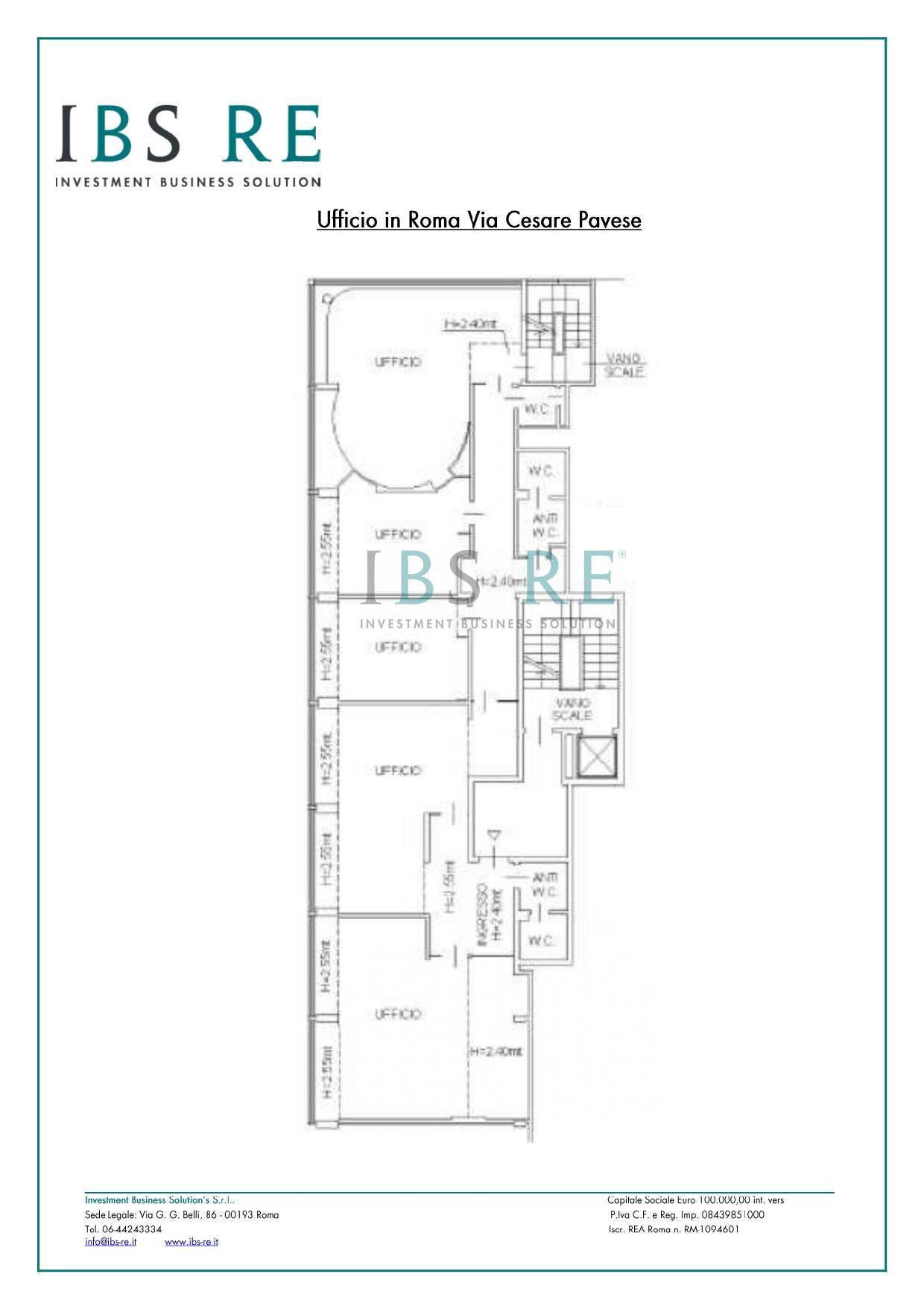 Immagine 23 di Ufficio in vendita  in Via Cesare Pavese a Roma