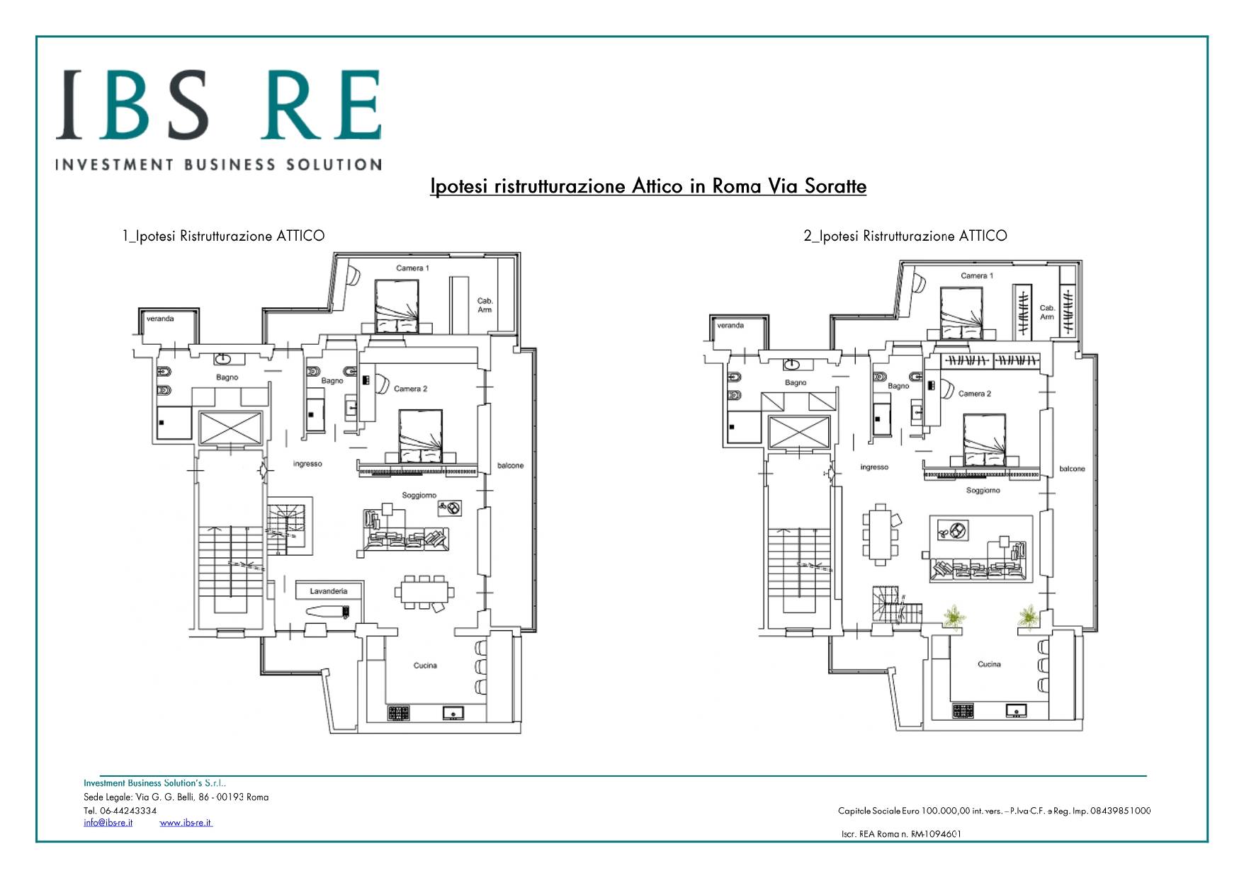 Immagine 29 di Attico in vendita  in Via Soratte a Roma