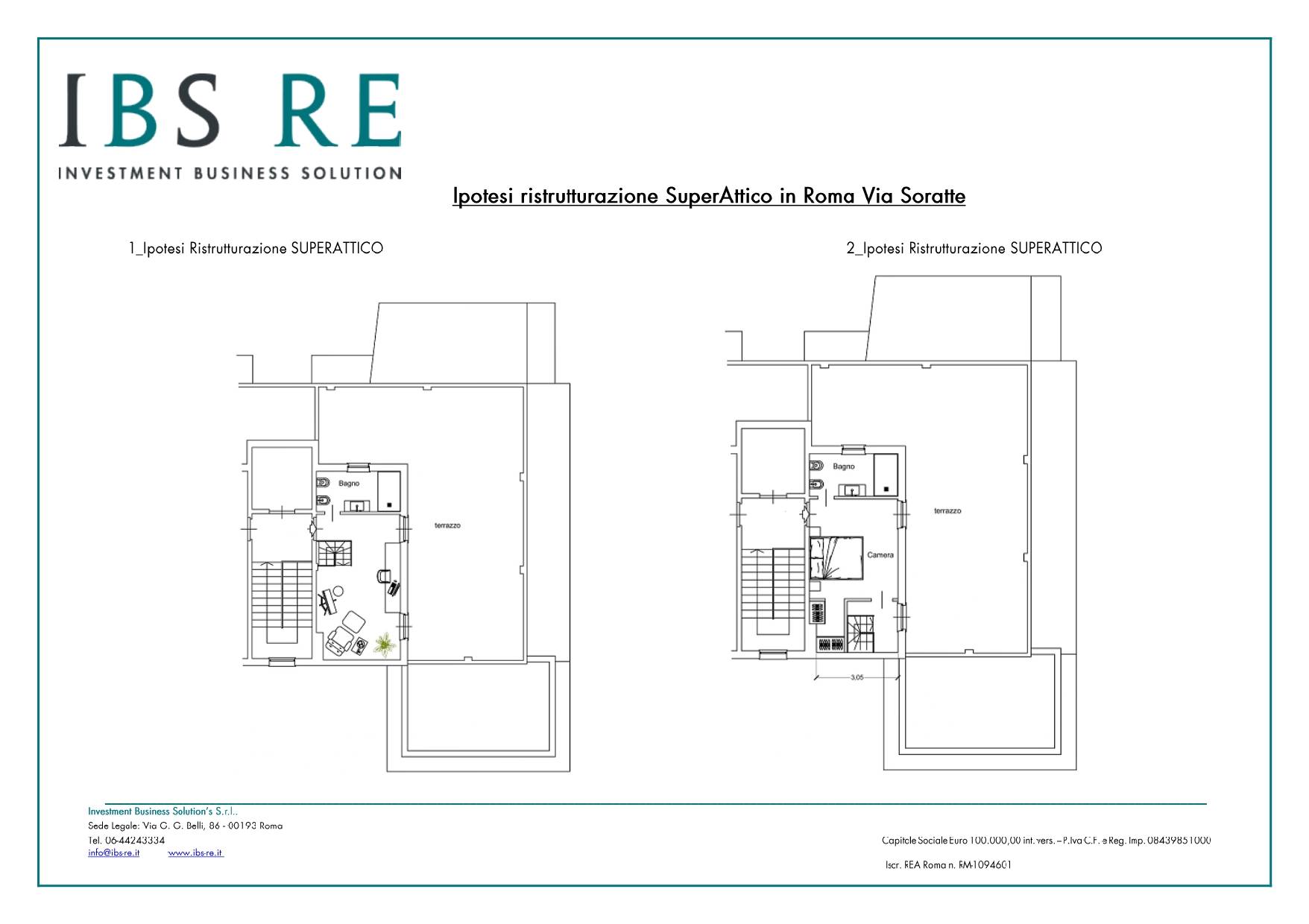 Immagine 30 di Attico in vendita  in Via Soratte a Roma