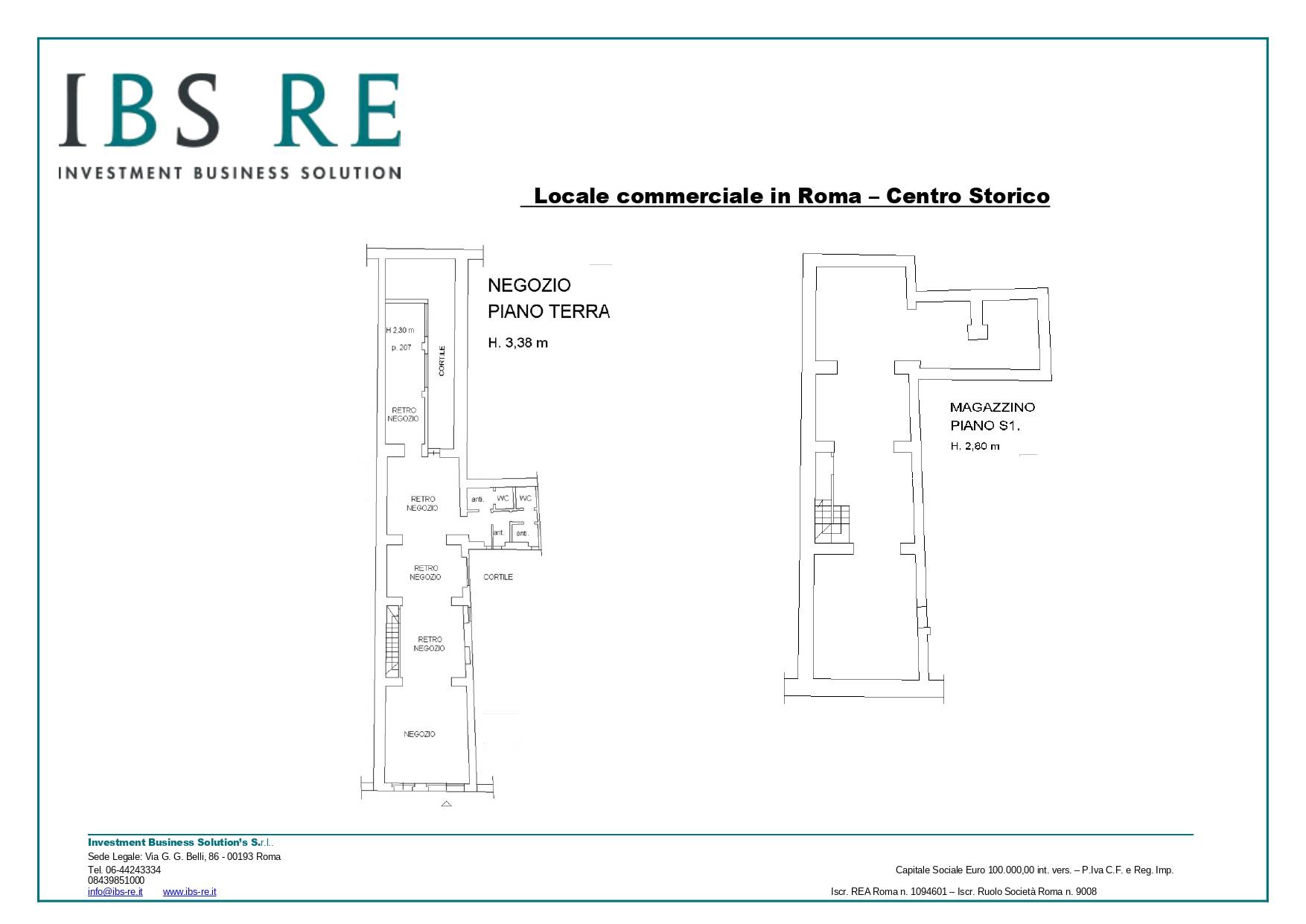Immagine 5 di Locale commerciale in vendita  in VIA DELL'ARCHETTO a Roma