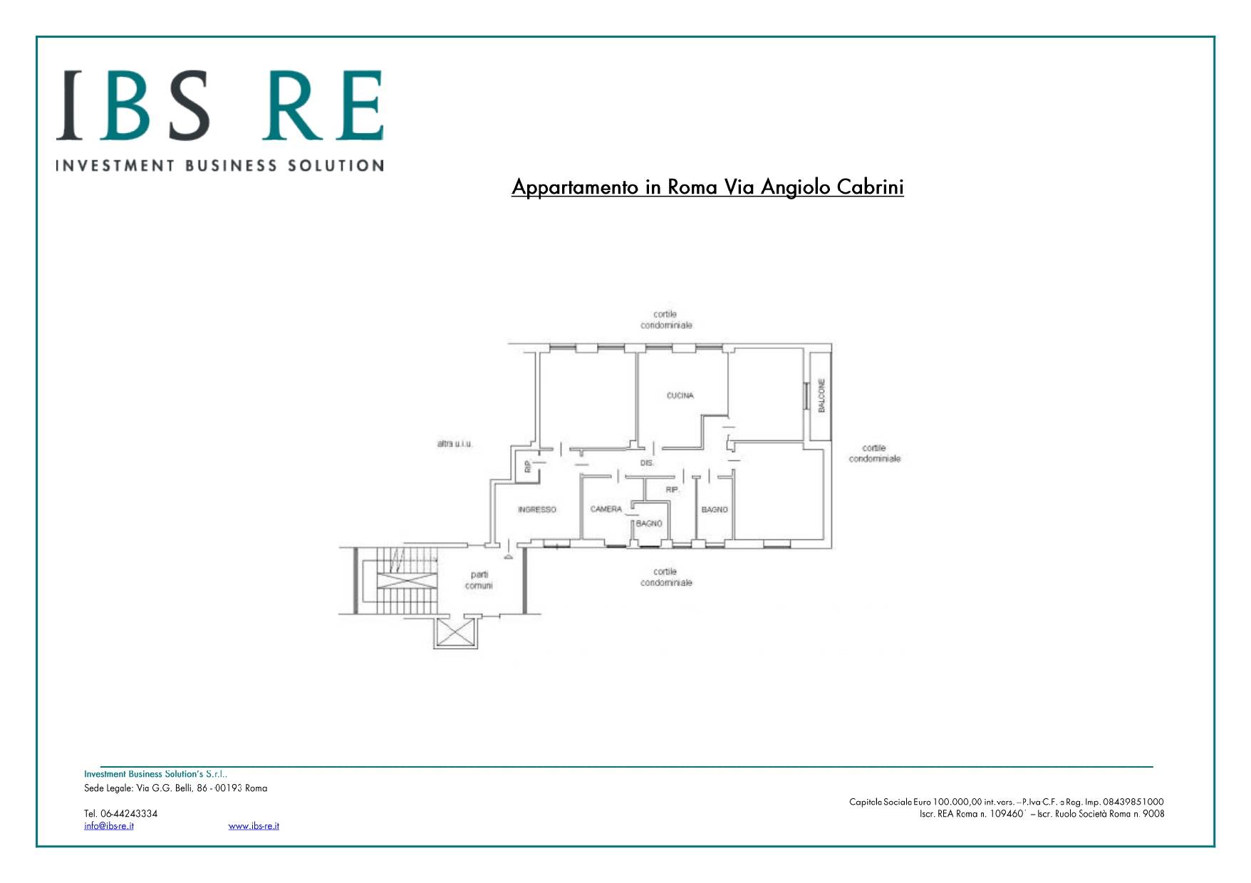 Immagine 21 di Appartamento in vendita  in Via Angiolo Cabrini a Roma