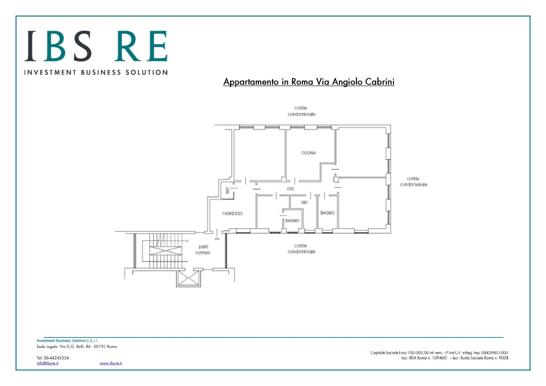 Immagine 17 di Appartamento in vendita  in Via Angiolo Cabrini a Roma