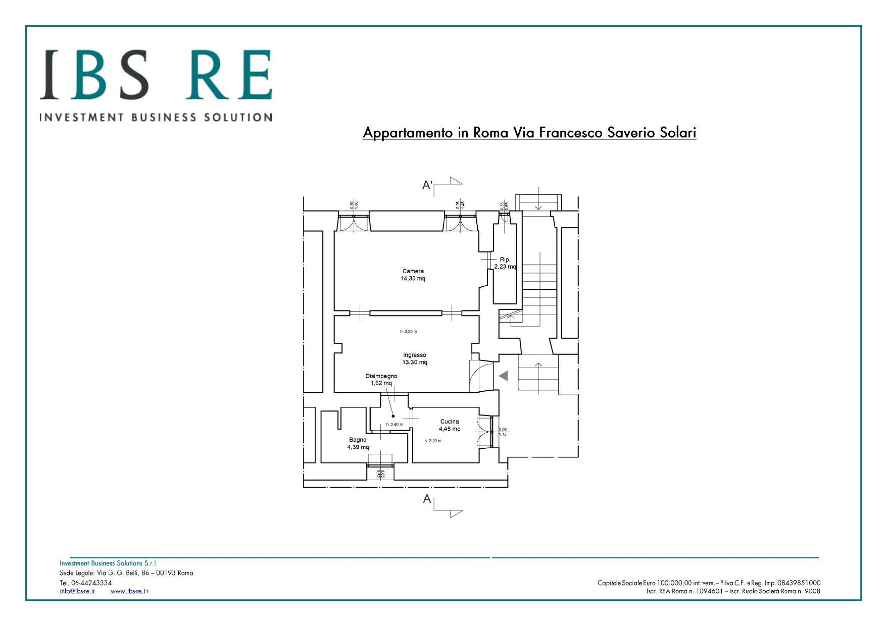 Immagine 14 di Appartamento in vendita  in Via Francesco Saverio Solari a Roma