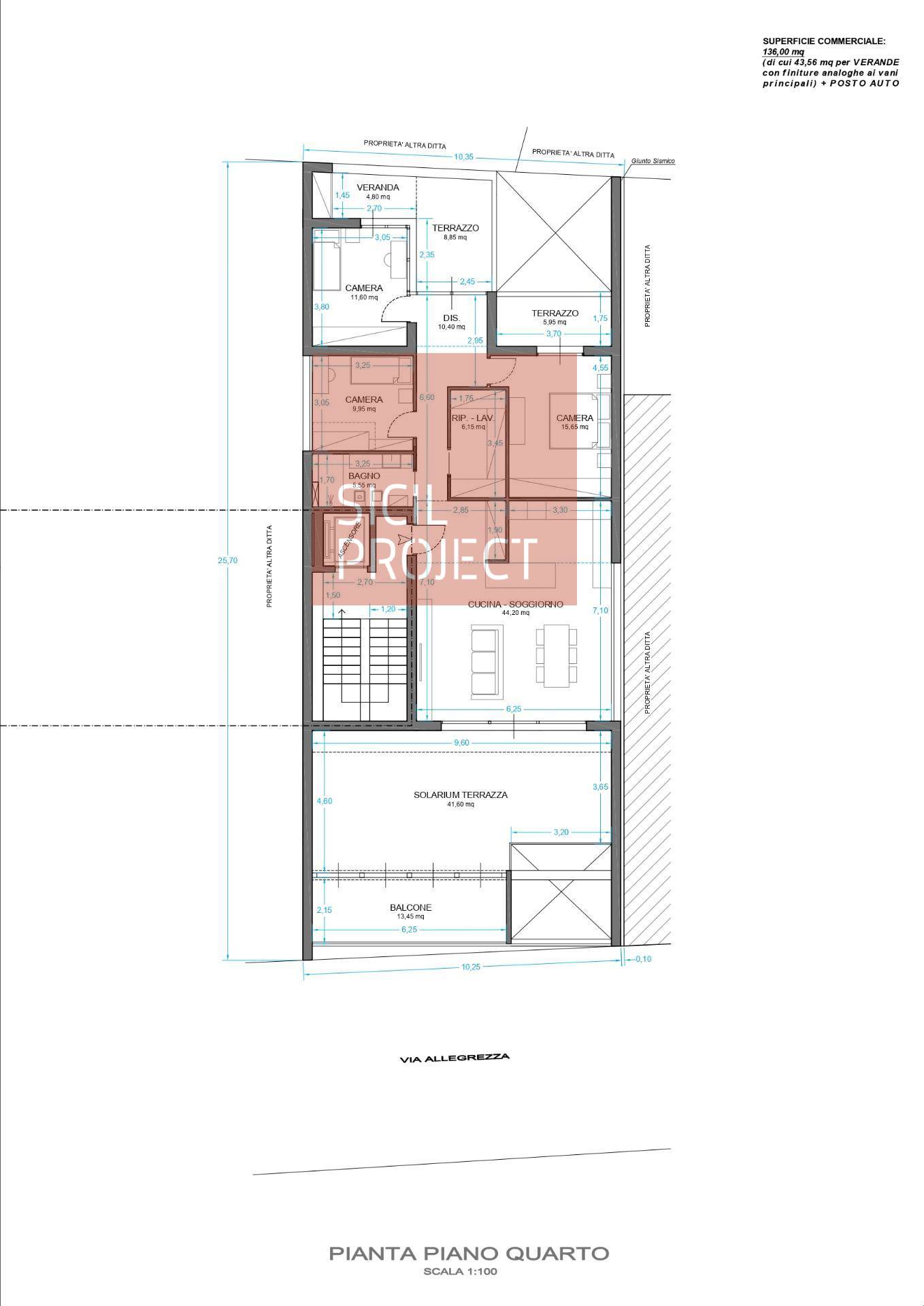 Immagine 11 di Appartamento in vendita  in via allegrezza 32 a Alcamo