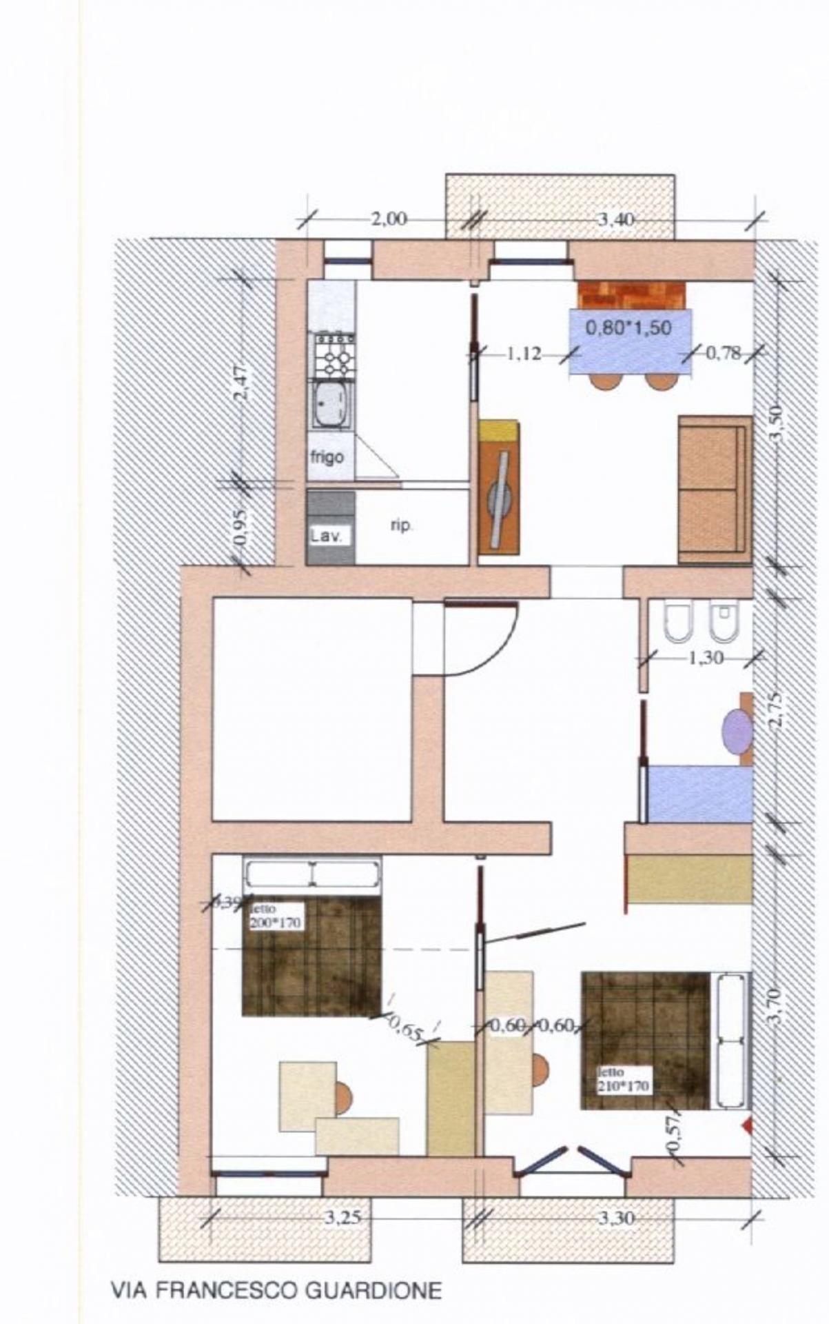 Immagine 21 di Appartamento in affitto  in Francesco Guardione a Palermo