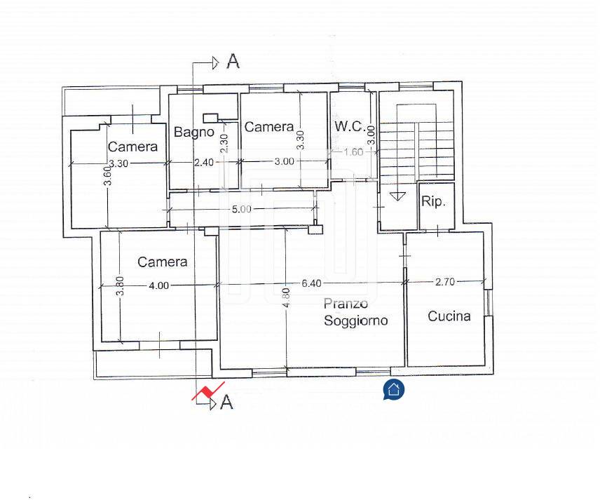 Immagine 27 di Appartamento in vendita  in via Piano Madonna di Loreto 18 a Alfedena